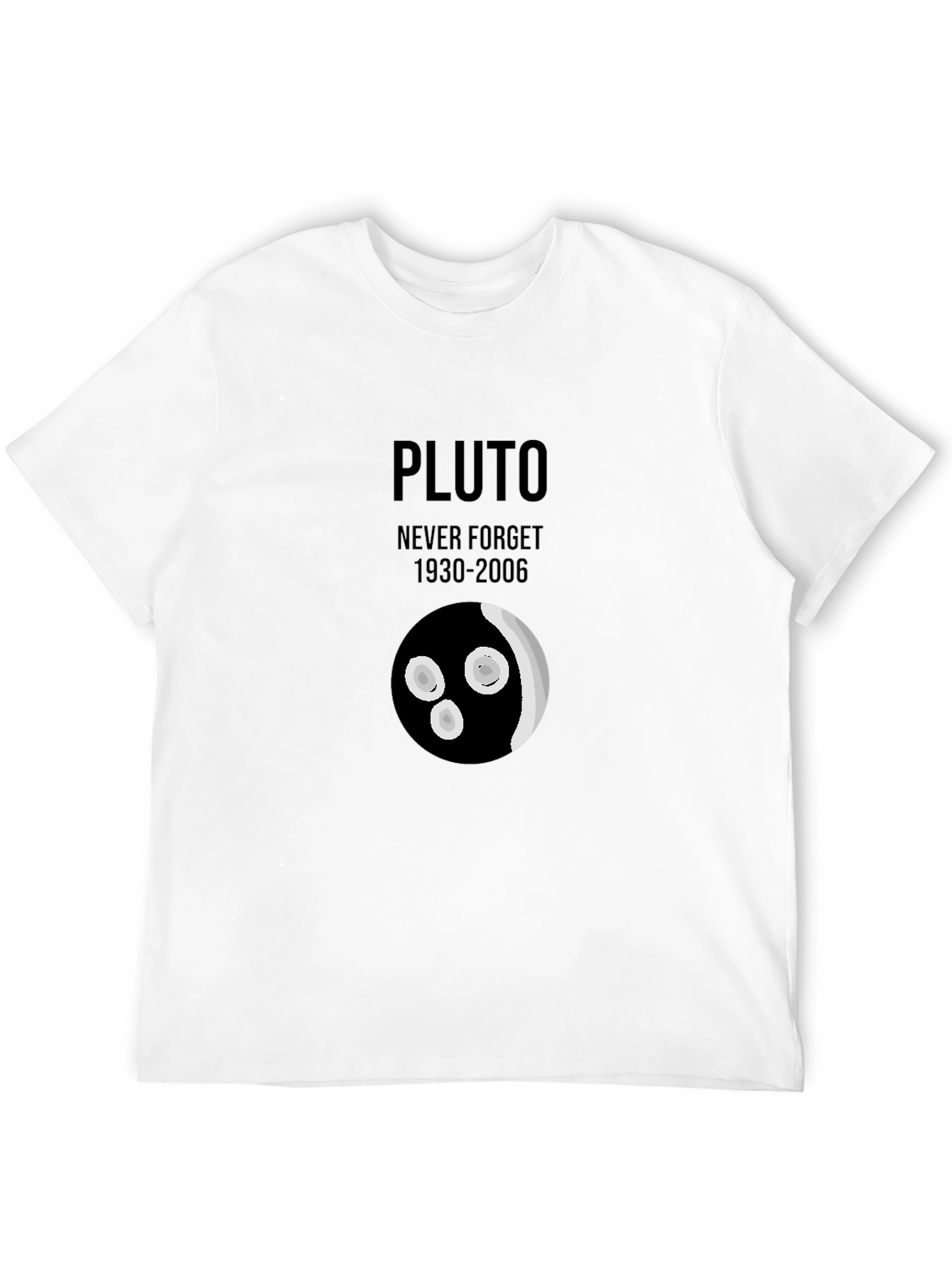 Pluto Never Forget T-Shirt - Retro Graphic Tee