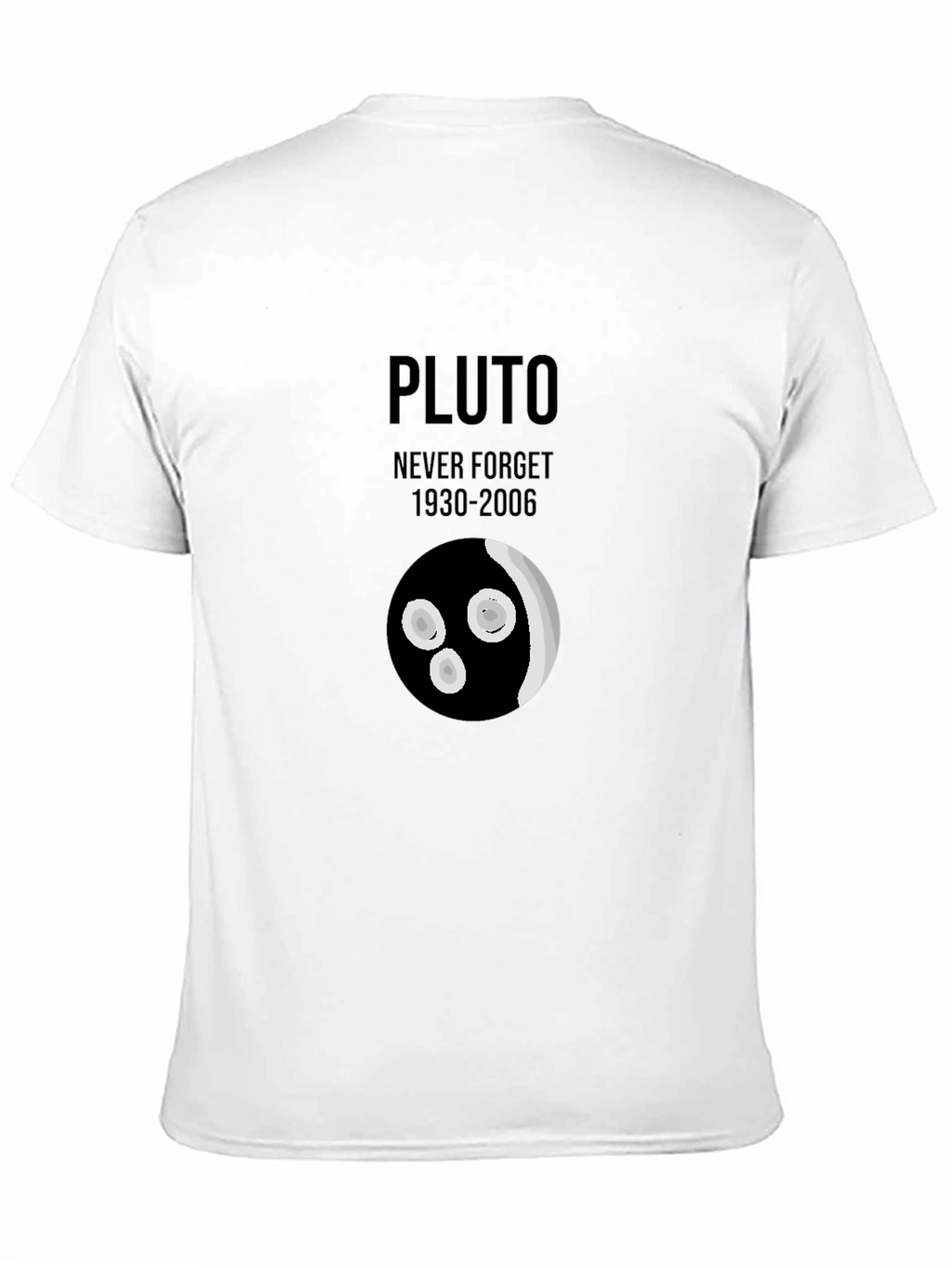 Pluto Never Forget T-Shirt - Retro Graphic Tee