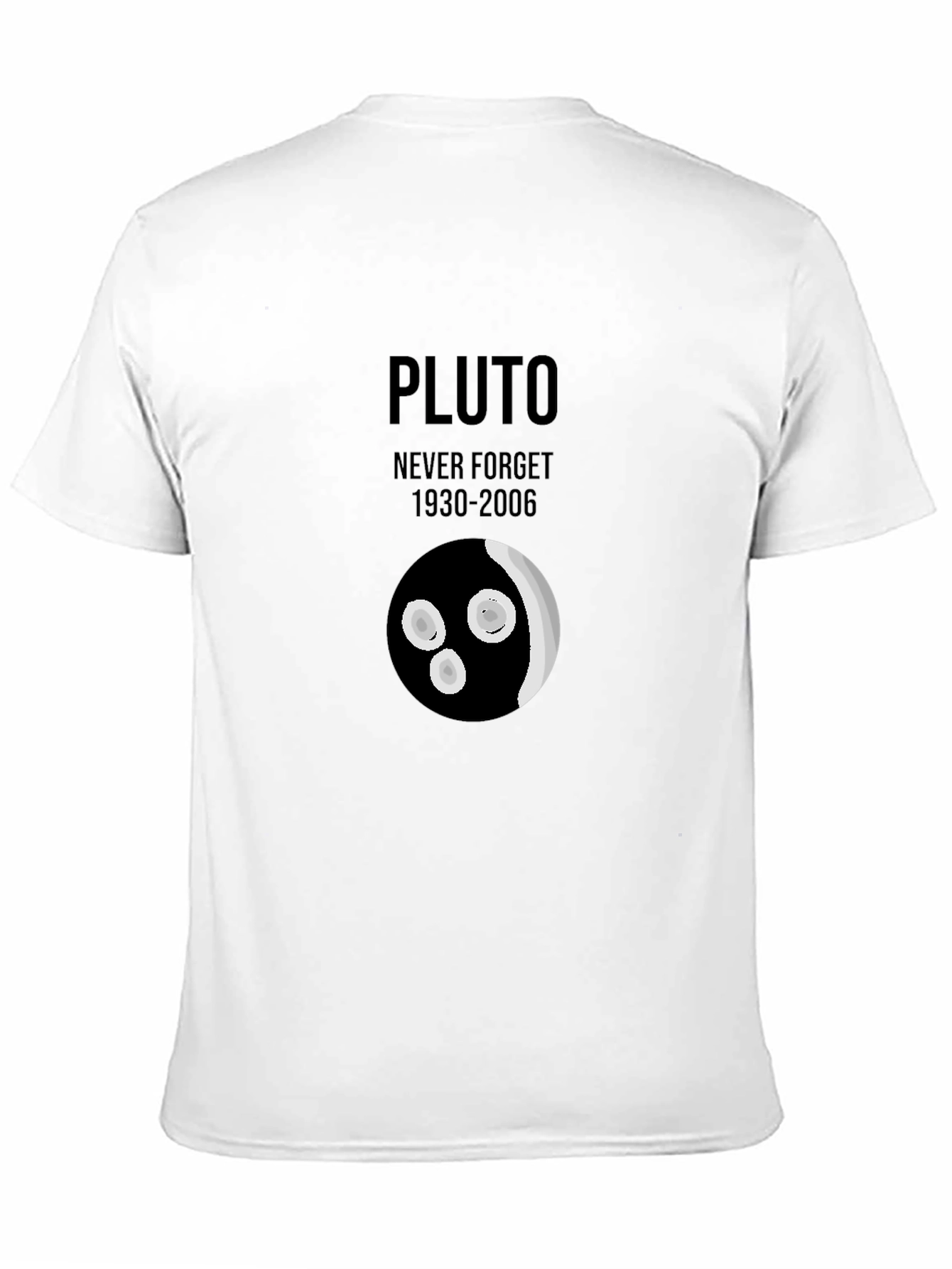 Pluto Never Forget T-Shirt - Retro Graphic Tee