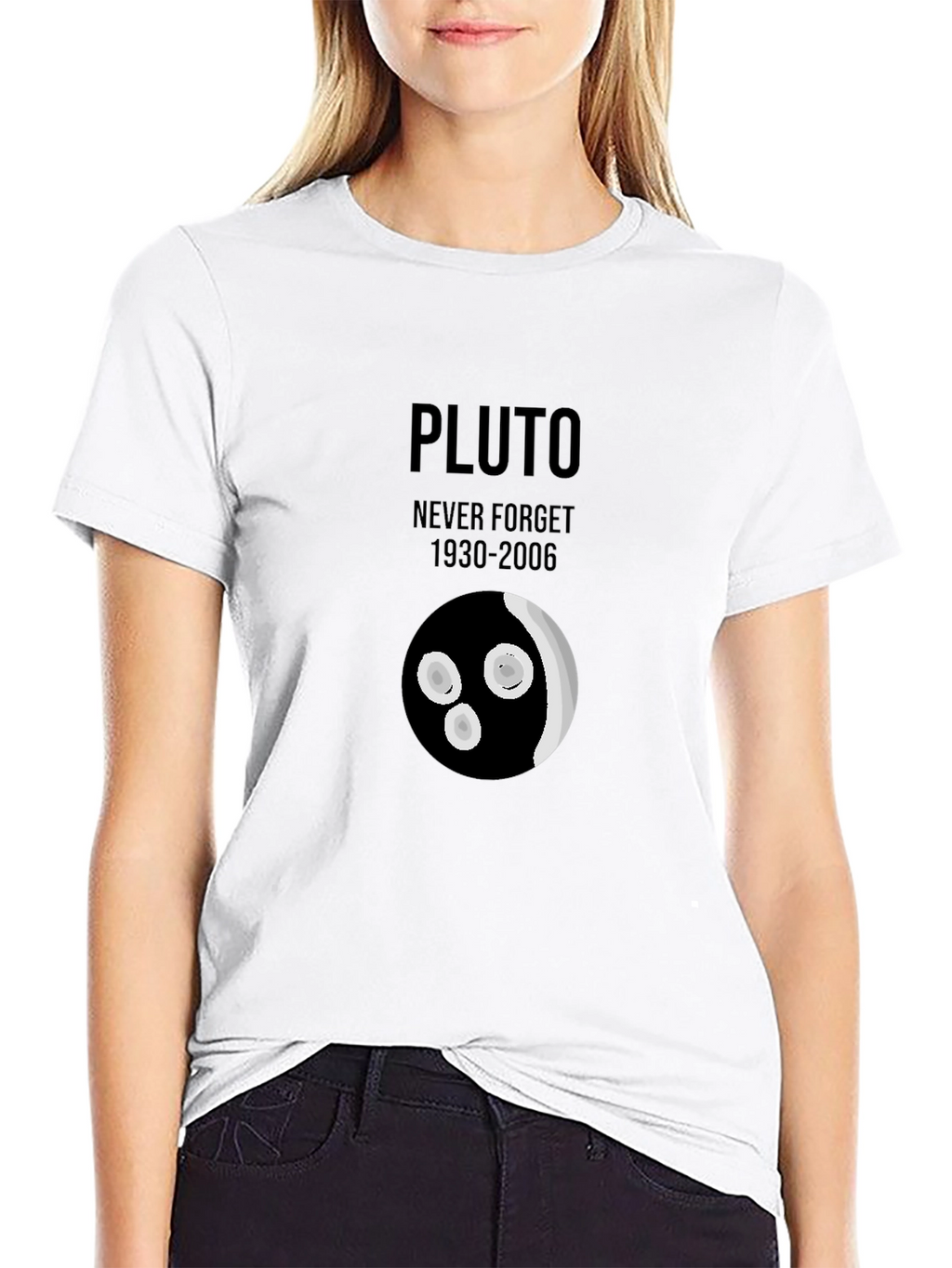 Pluto Never Forget T-Shirt - Retro Graphic Tee