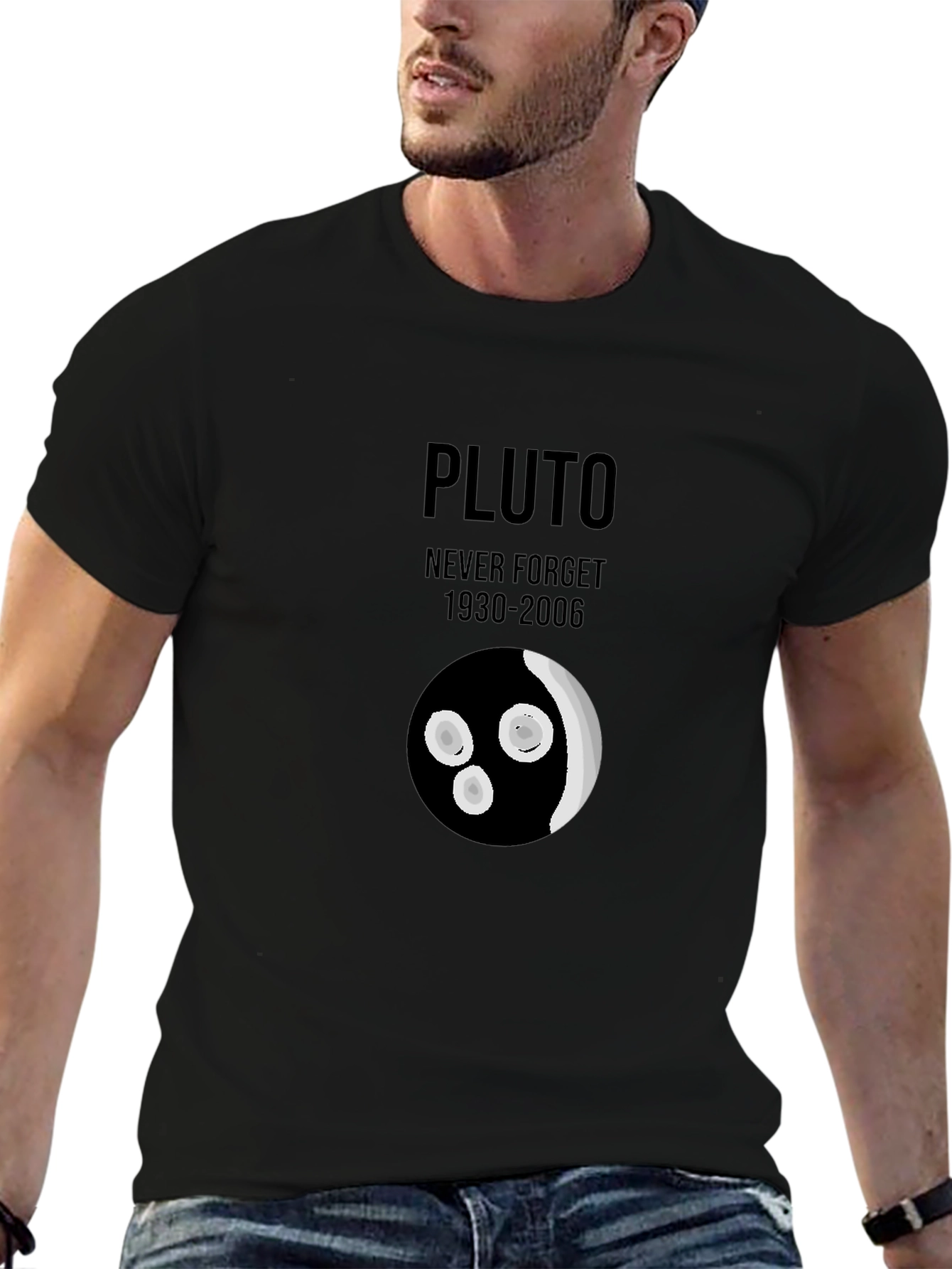 Pluto Never Forget T-Shirt - Retro Graphic Tee
