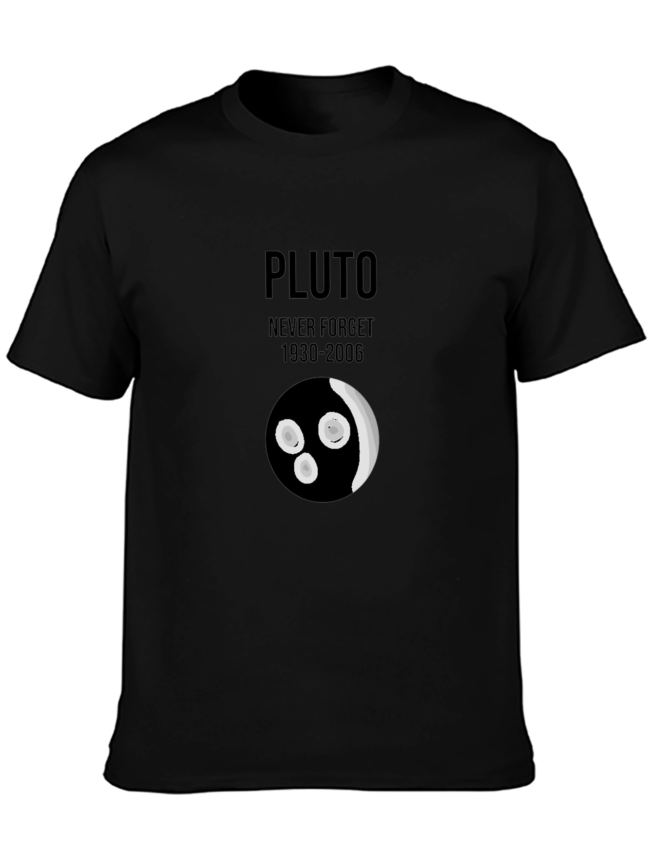 Pluto Never Forget T-Shirt - Retro Graphic Tee