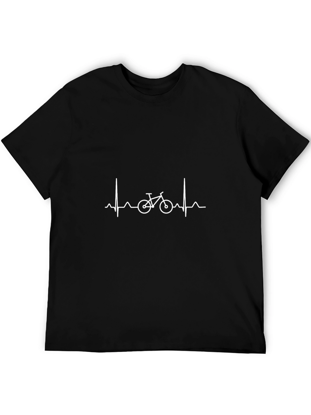 Bike Heartbeat Graphic Tee - Cycling Passion