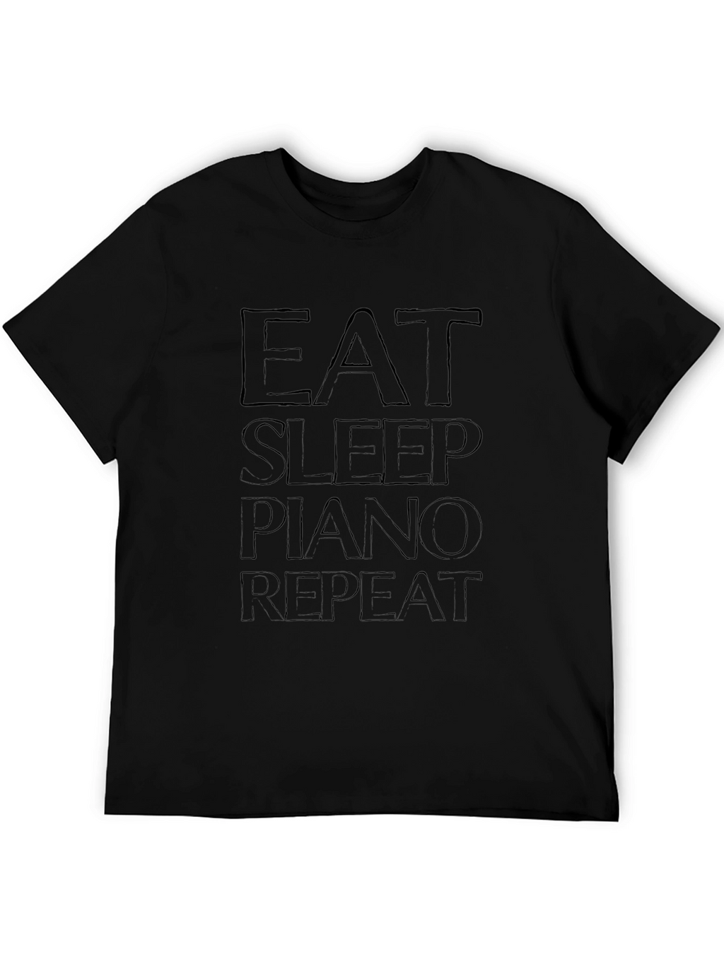 Eat Sleep Piano Repeat Graphic Tee