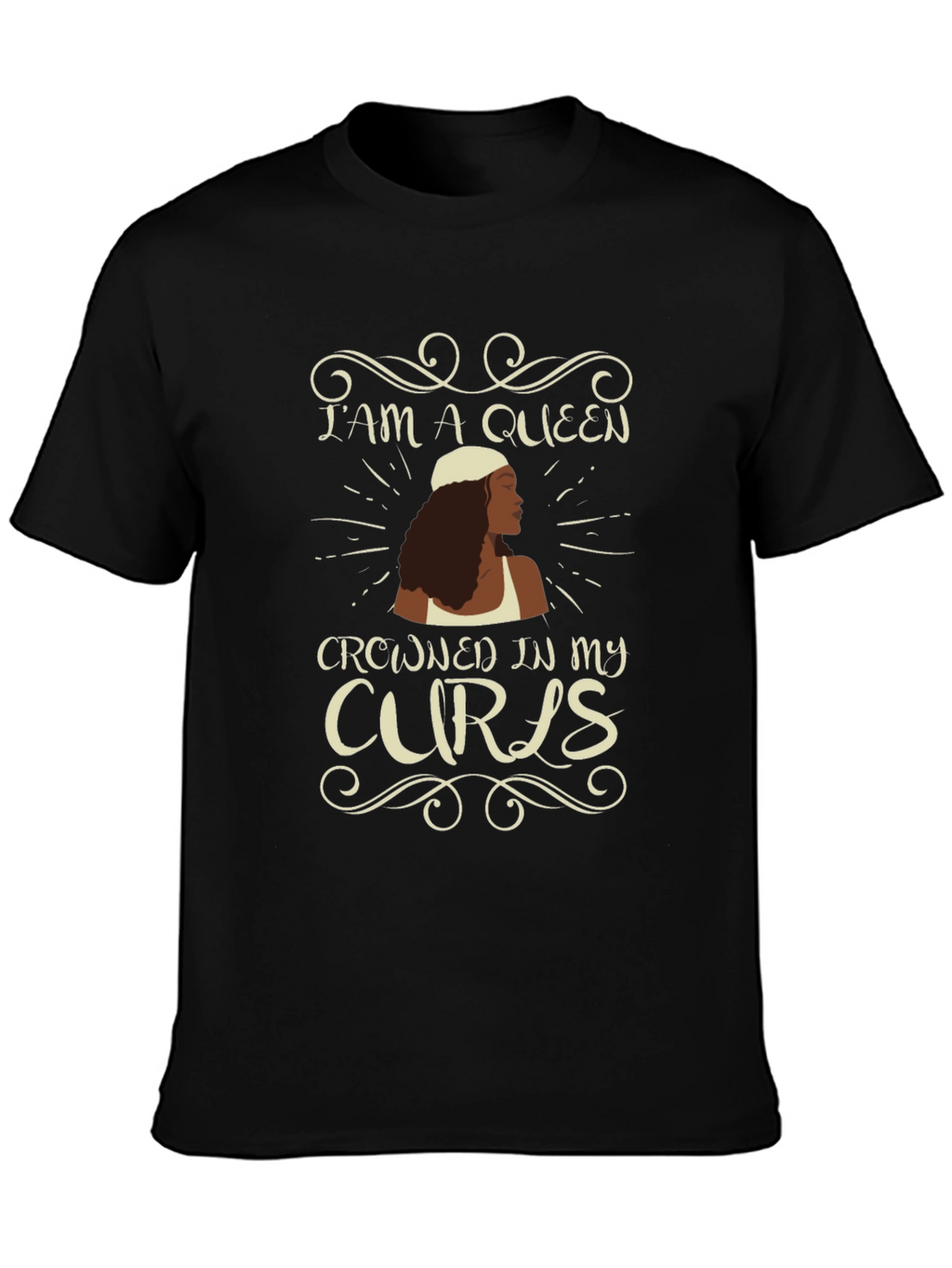Queen of Curls Graphic Tee