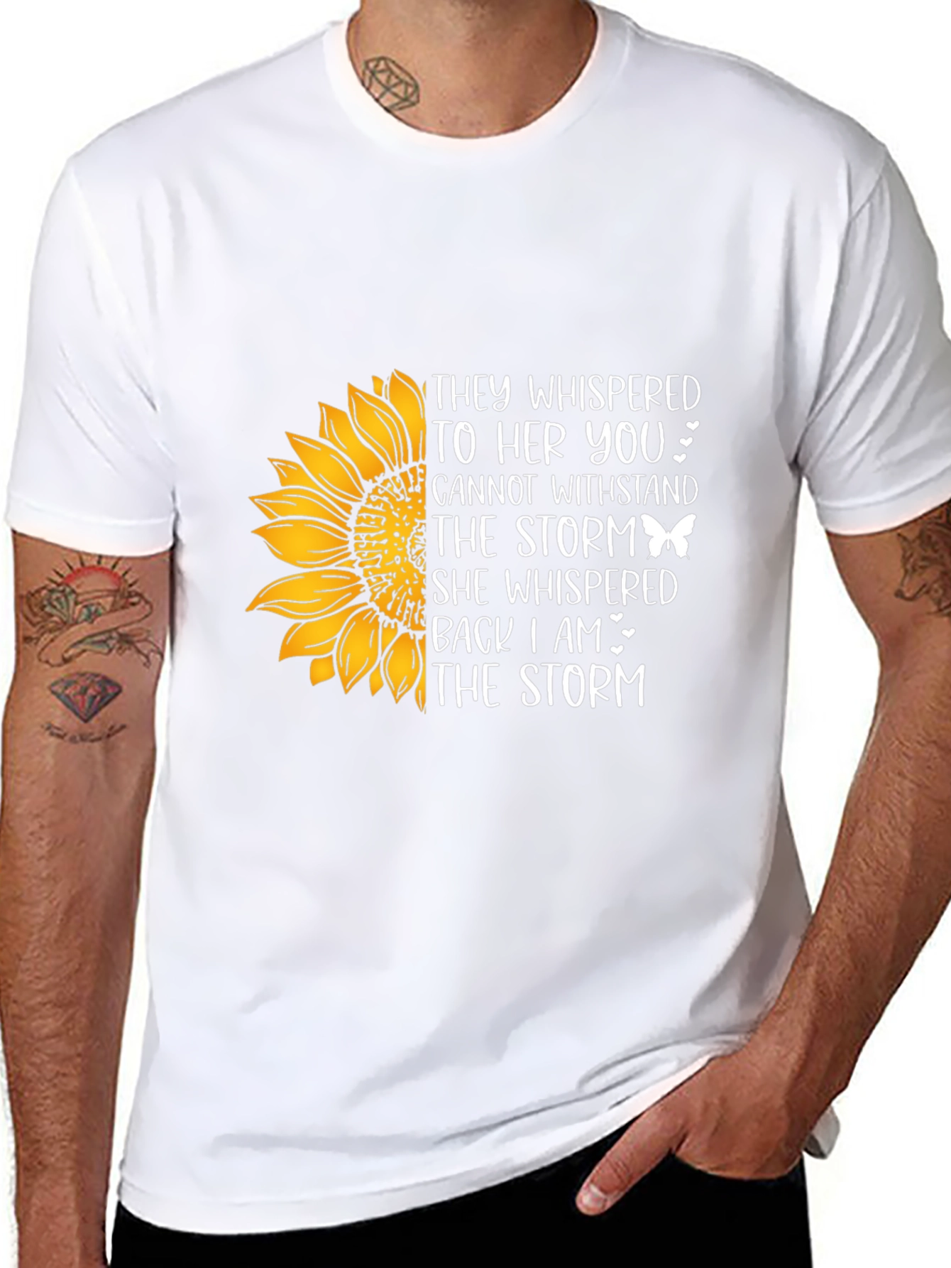 Sunflower I am the Storm Graphic Tee - Black