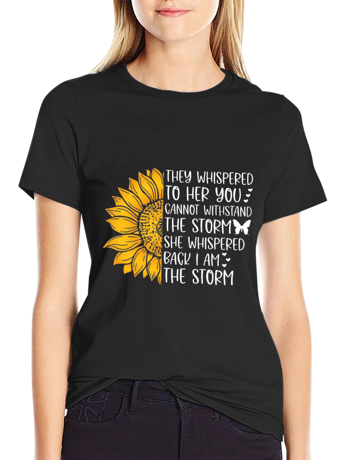 Sunflower I am the Storm Graphic Tee - Black