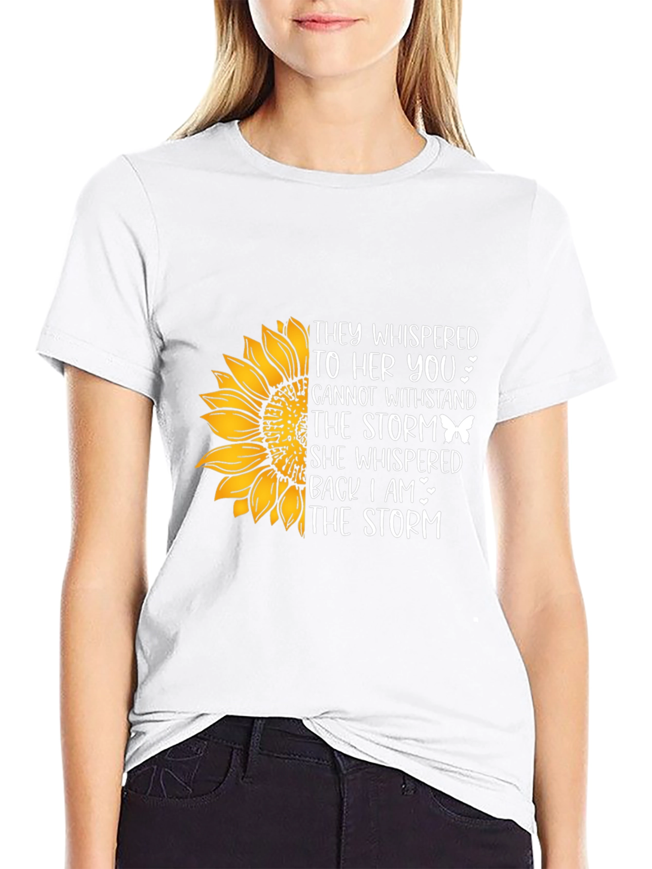 Sunflower I am the Storm Graphic Tee - Black