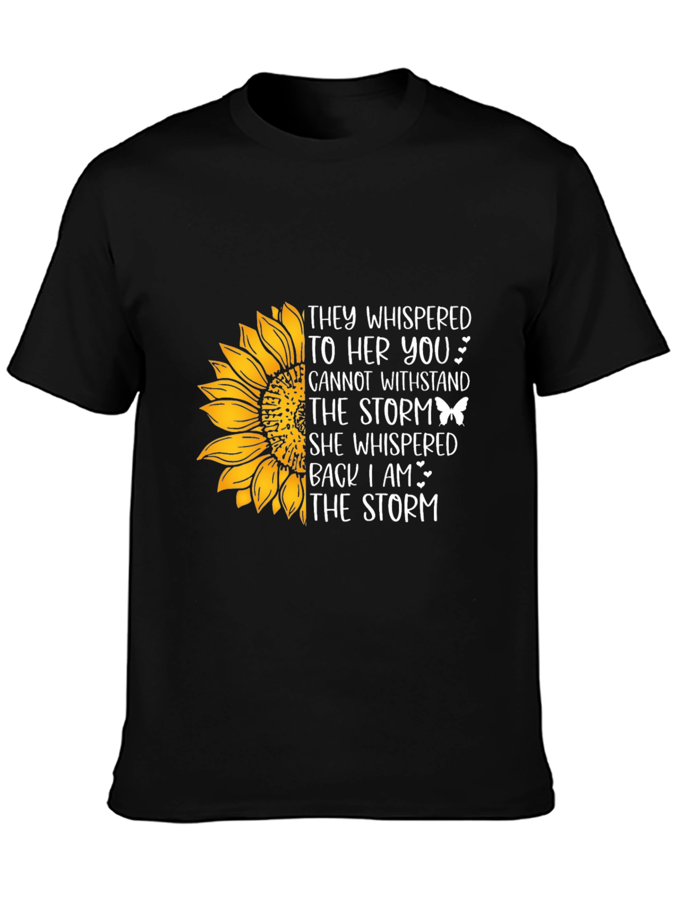 Sunflower I am the Storm Graphic Tee - Black