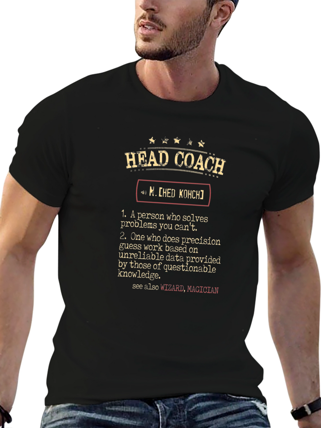 Head Coach Definition Graphic T-Shirt