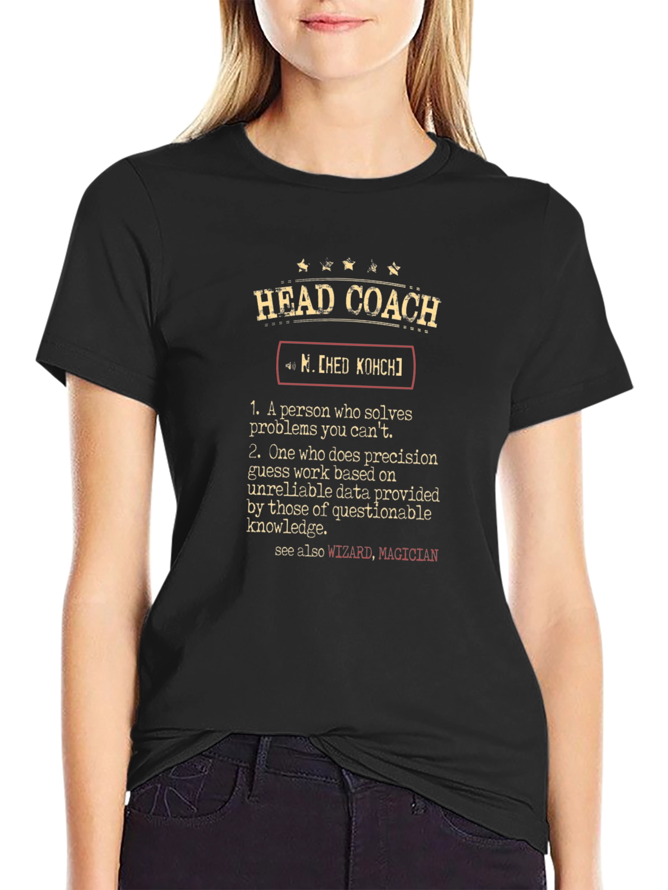 Head Coach Definition Graphic T-Shirt