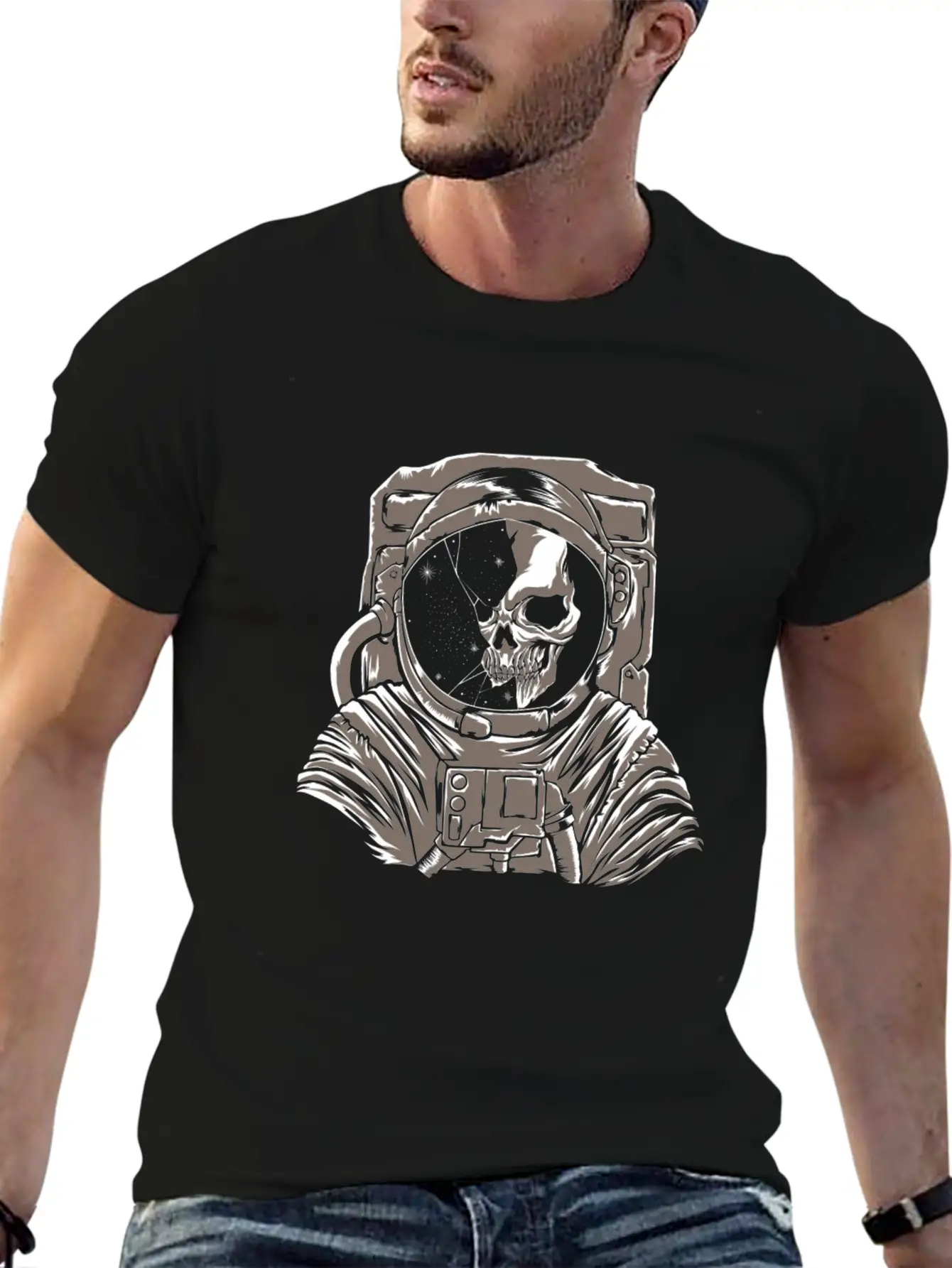 Dead Astronaut Forgotten In Space Galaxy Explorer Breathable Soft Cotton T-Shirt – Timeless Casual Look