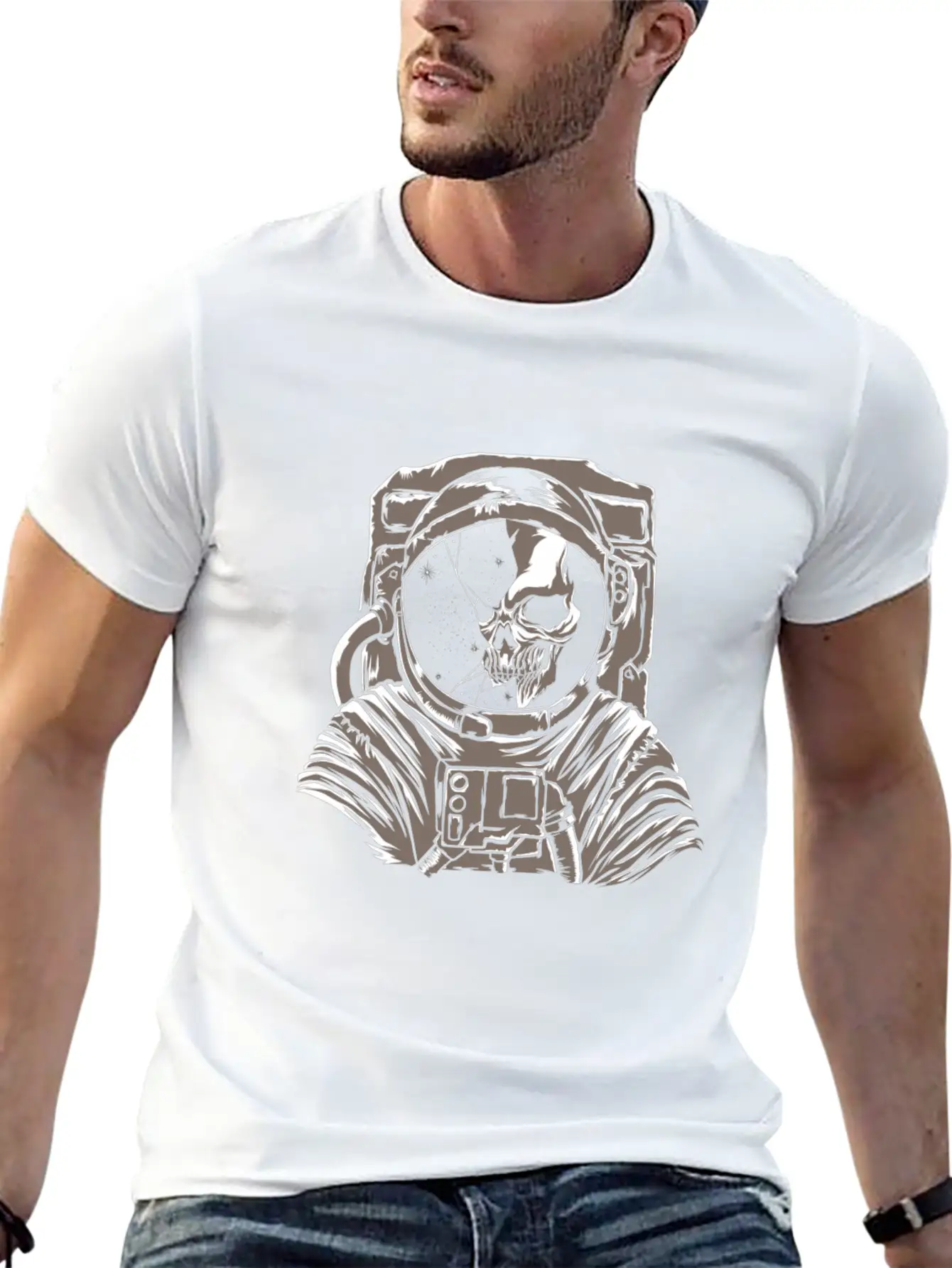 Dead Astronaut Forgotten In Space Galaxy Explorer Breathable Soft Cotton T-Shirt – Timeless Casual Look