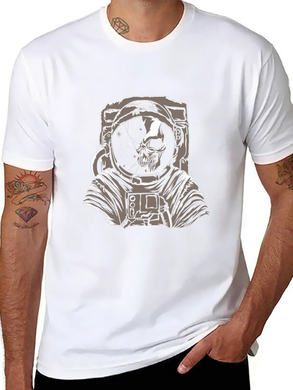 Dead Astronaut Forgotten In Space Galaxy Explorer Breathable Soft Cotton T-Shirt – Timeless Casual Look