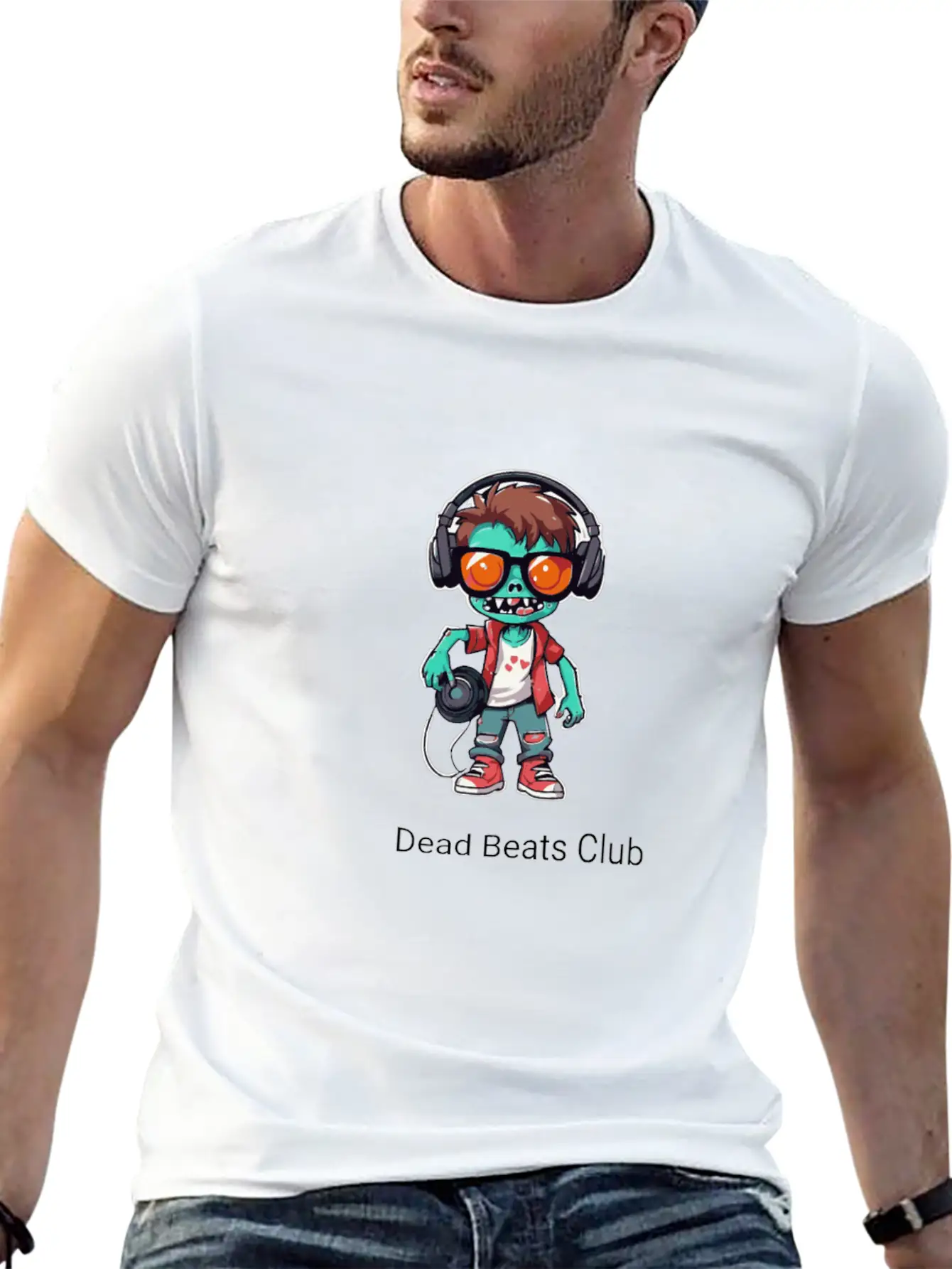 Dead Beats Club Unisex Casual T-Shirt – Clean Design For Daily Comfort