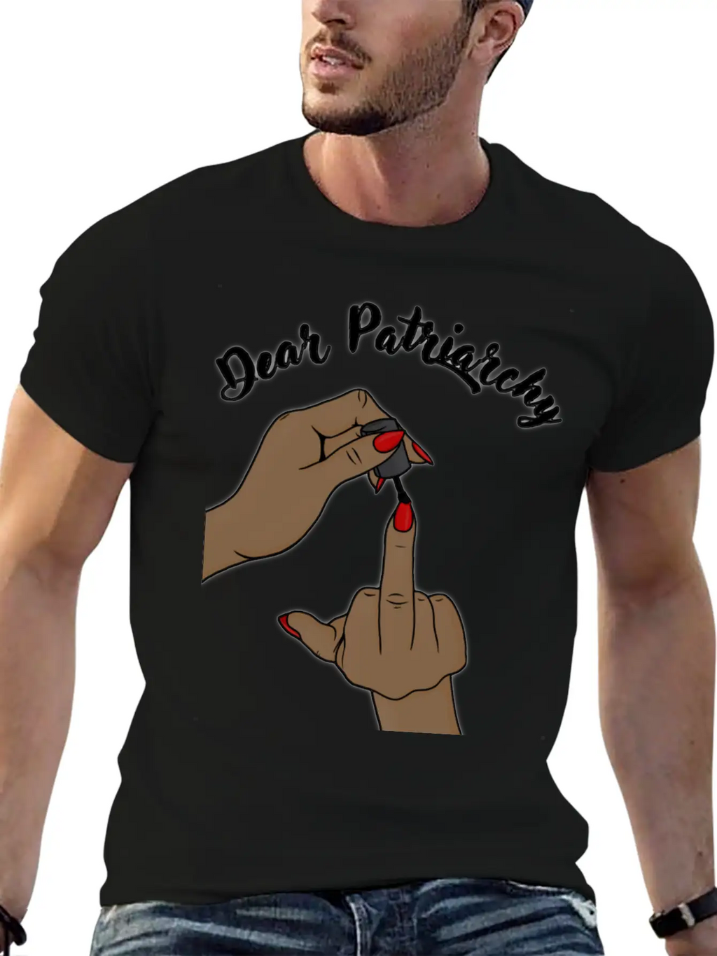 Dear Patriarchy: Unisex Casual T-Shirt – Clean Design For Daily Comfort