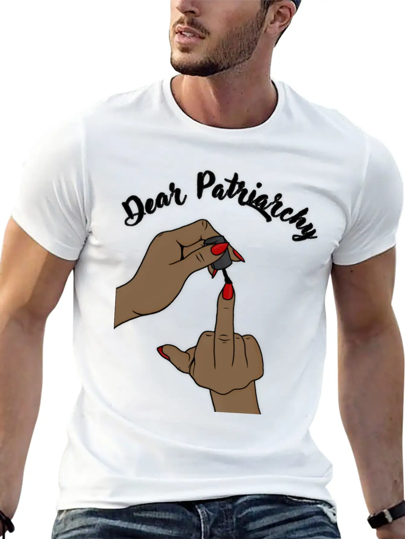 Dear Patriarchy: Unisex Casual T-Shirt – Clean Design For Daily Comfort