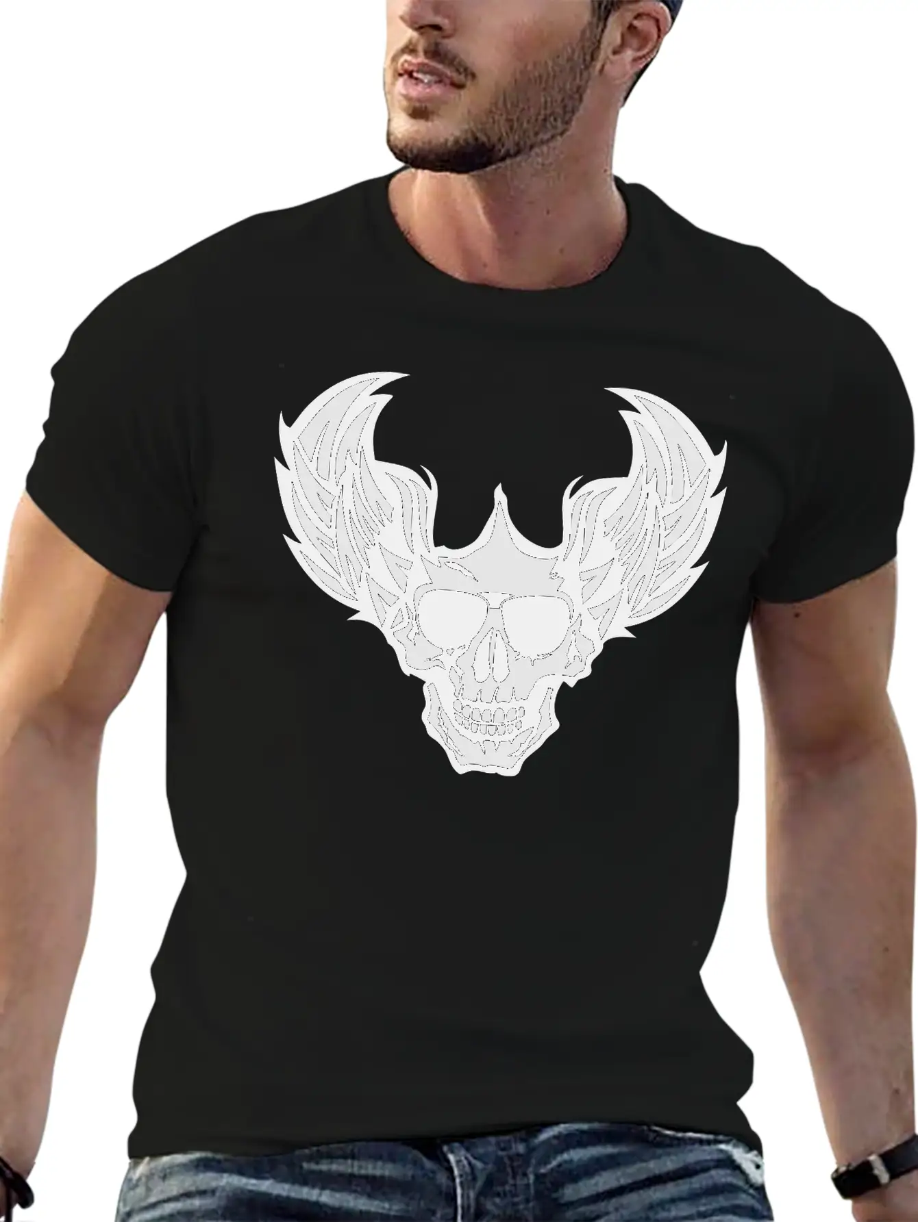 Death Bezel Aile Skull Dead Wings 705 Unisex Casual T-Shirt – Clean Design For Daily Comfort