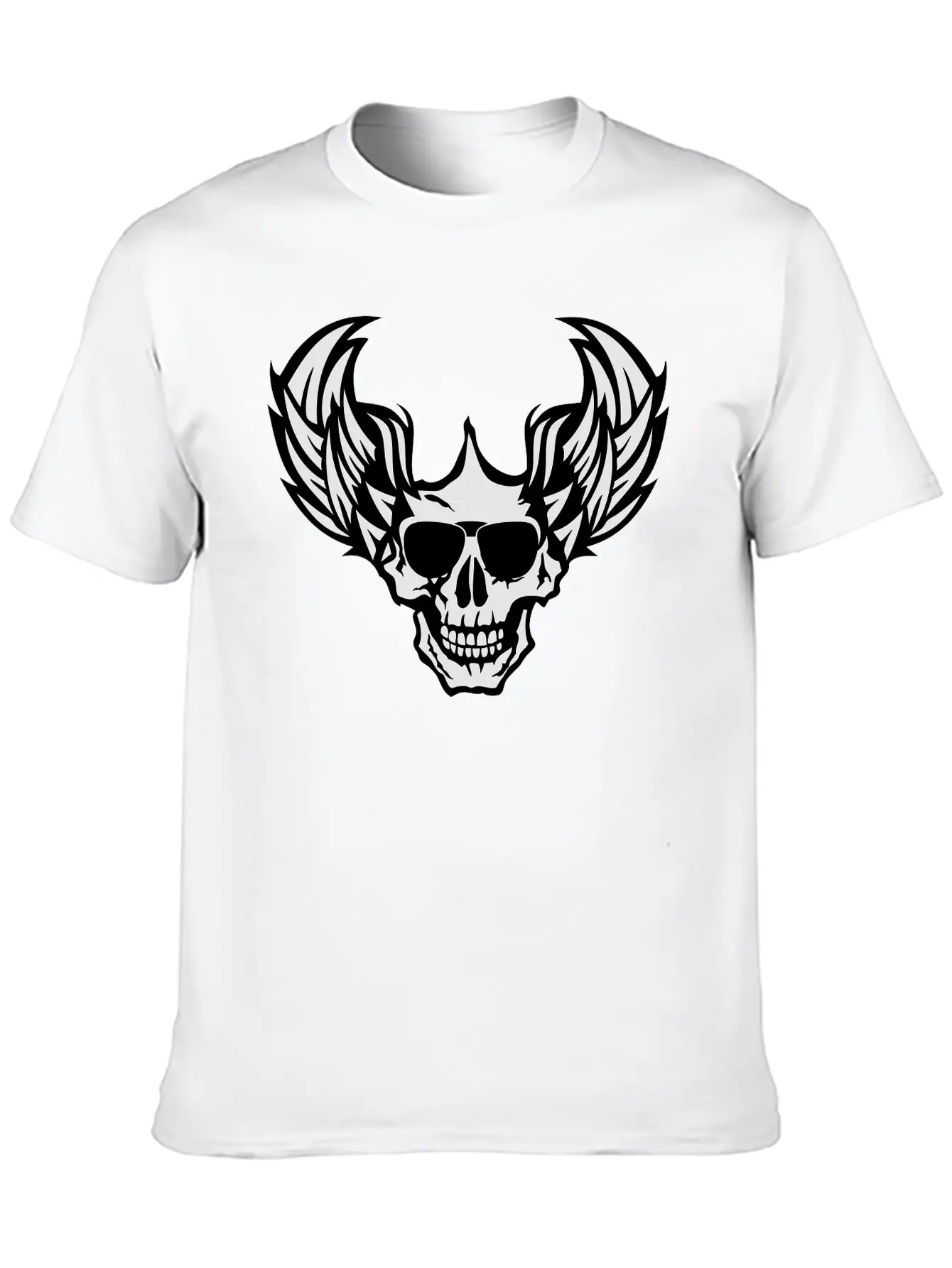 Death Bezel Aile Skull Dead Wings 705 Unisex Casual T-Shirt – Clean Design For Daily Comfort