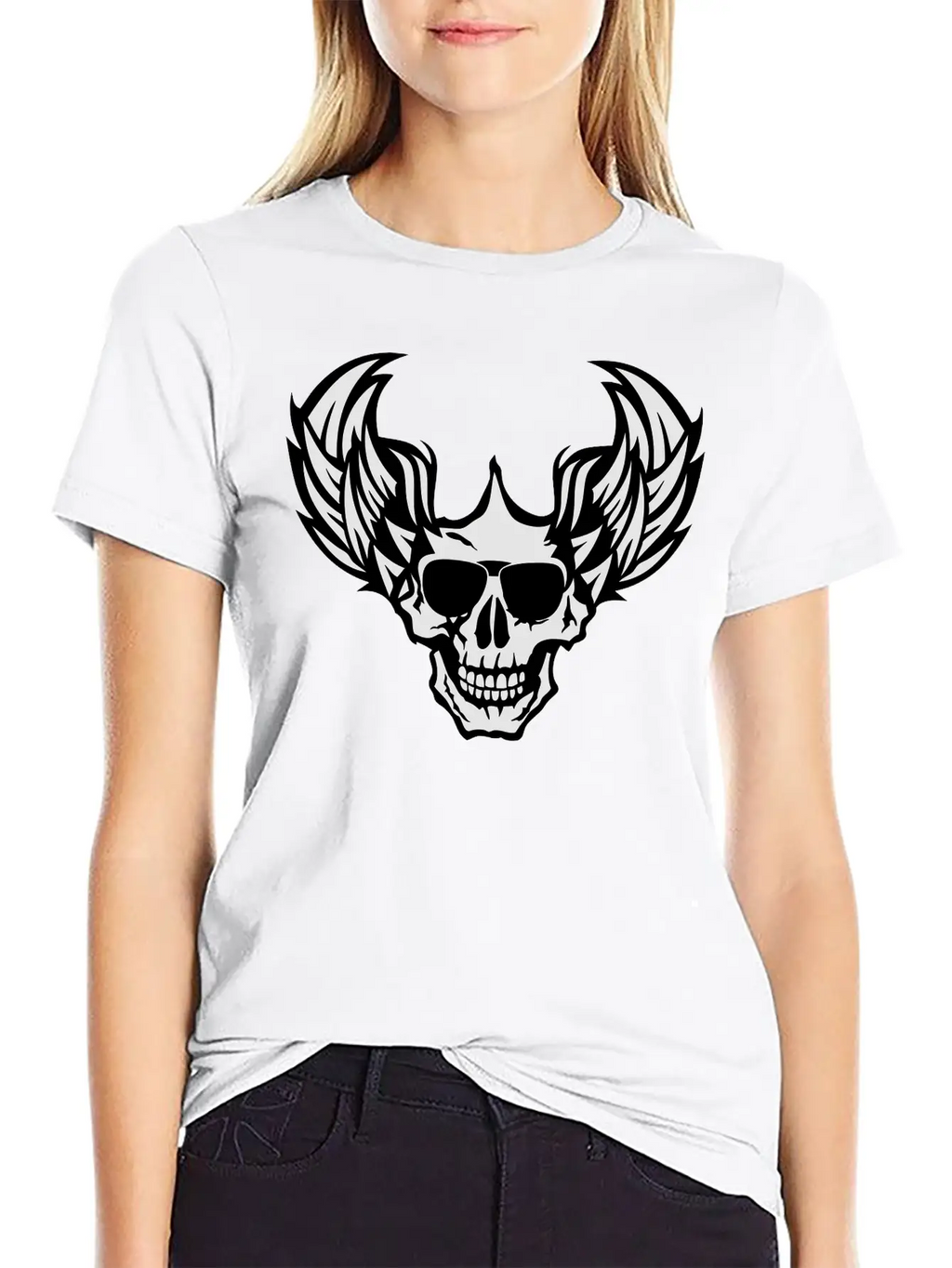 Death Bezel Aile Skull Dead Wings 705 Unisex Casual T-Shirt – Clean Design For Daily Comfort