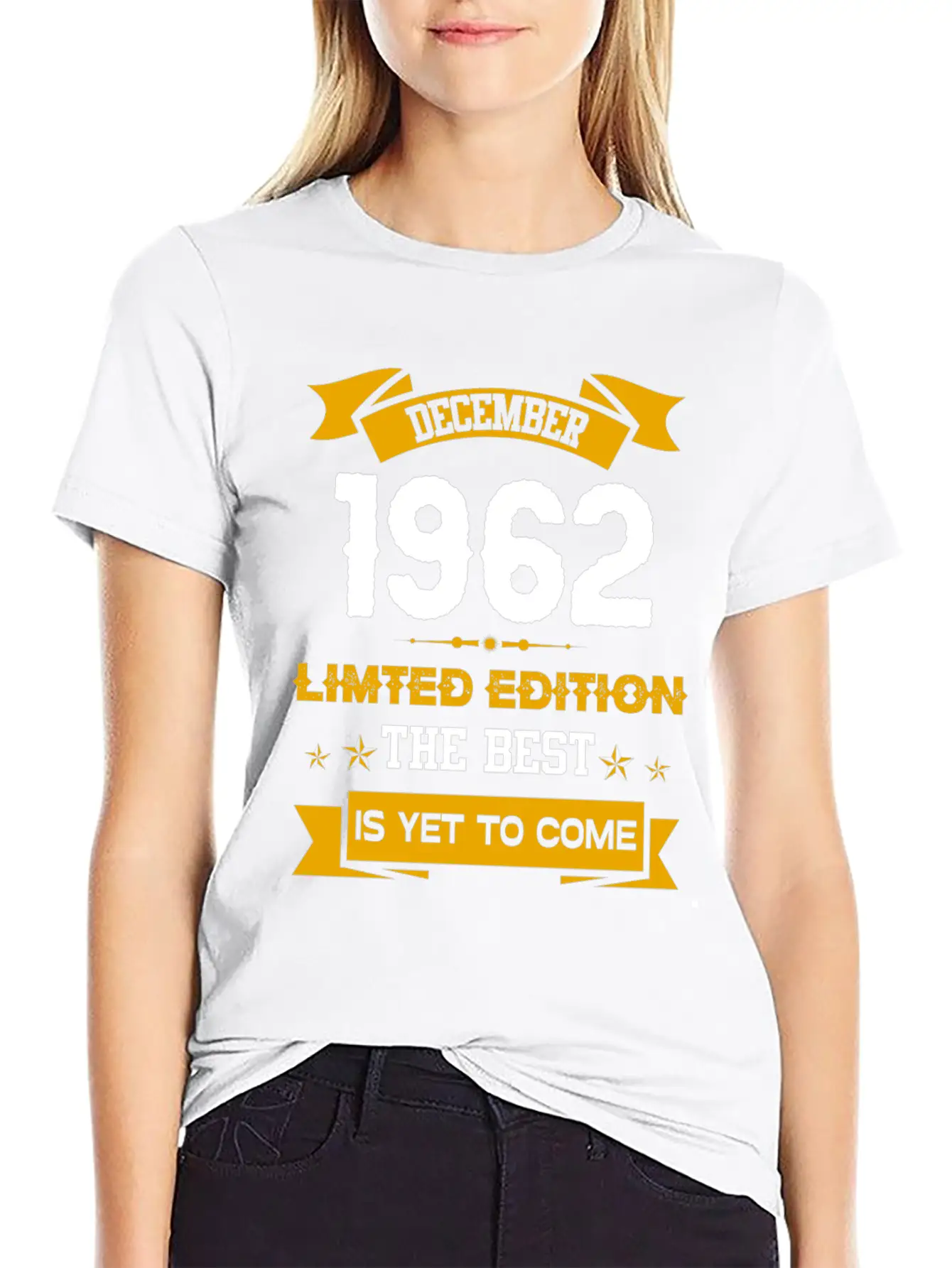 December 1962 Birthday Surprise Unisex Short Sleeve Soft Cotton T-Shirt – Casual Everyday Wear