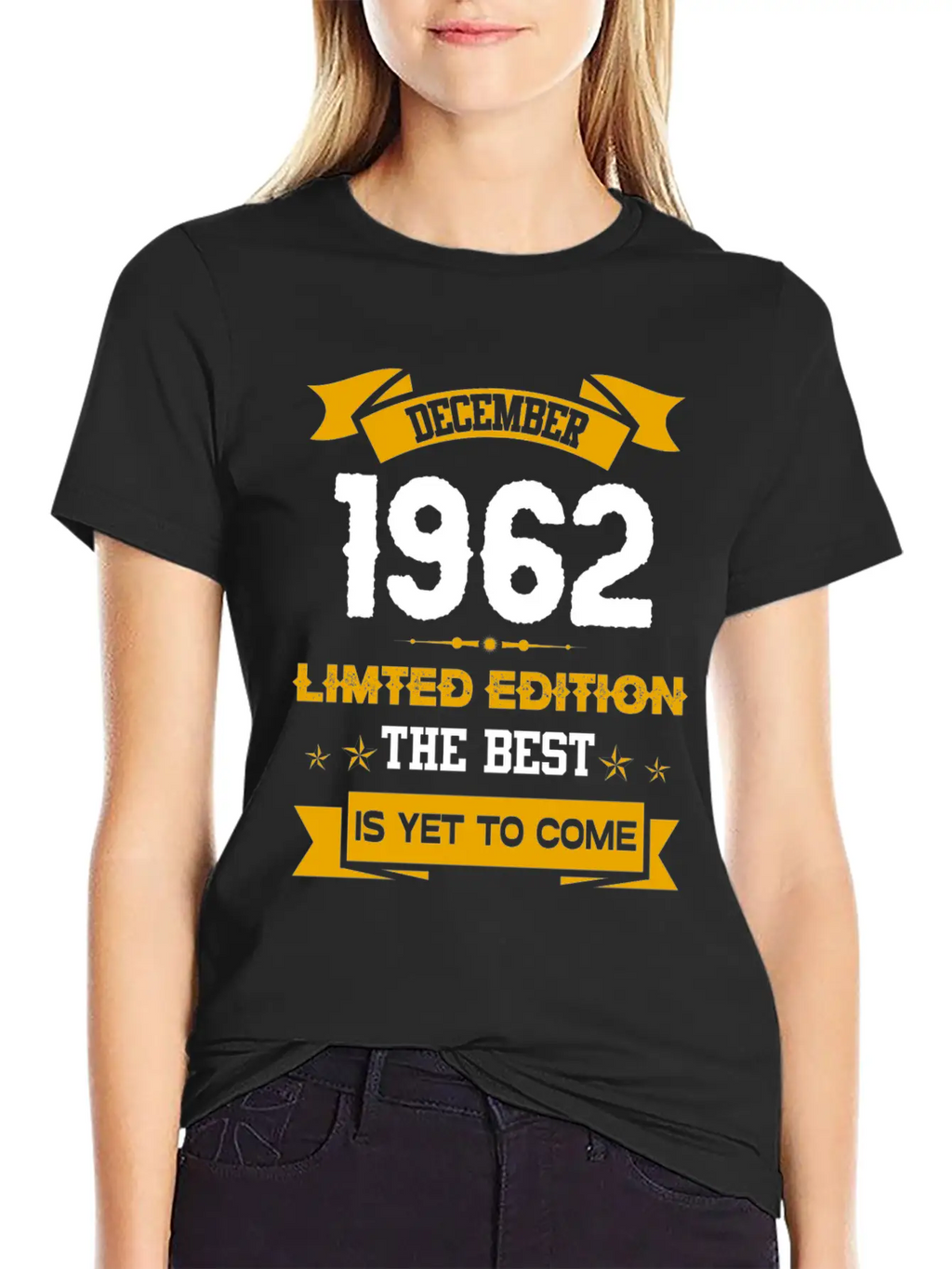 December 1962 Birthday Surprise Unisex Short Sleeve Soft Cotton T-Shirt – Casual Everyday Wear