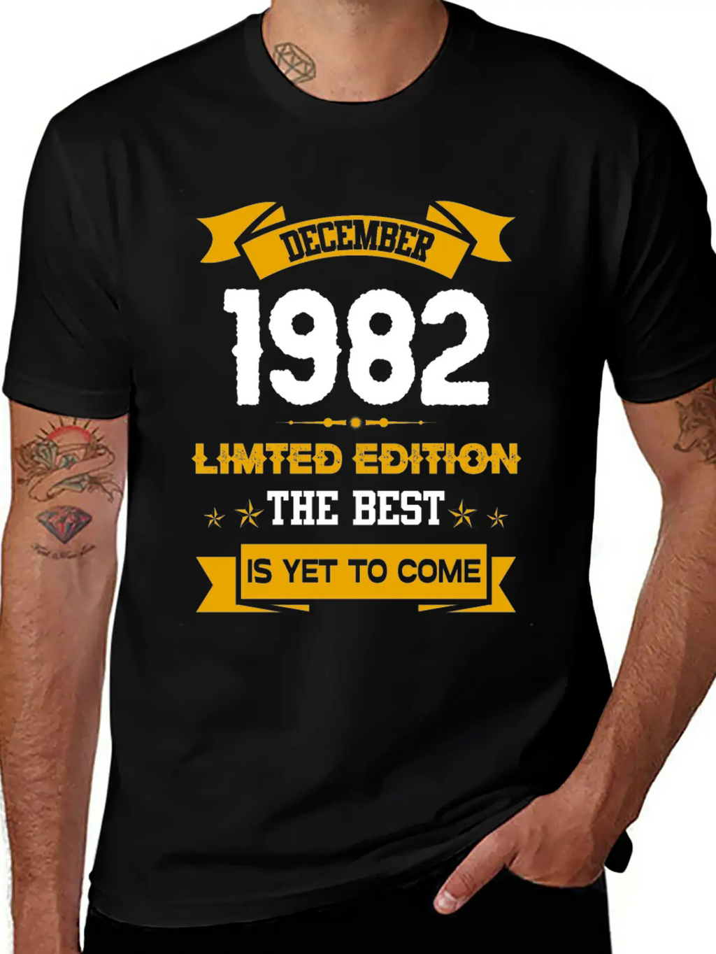 December 1982 Birthday Surprise Casual Graphic T-Shirt – Simple And Comfortable Daily Wear