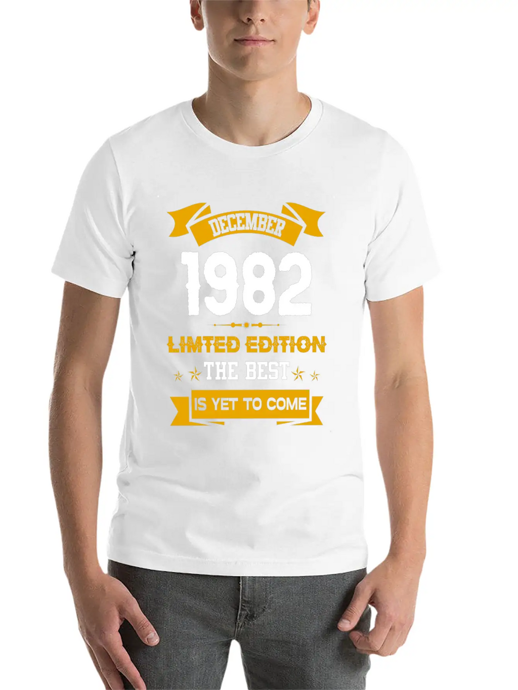 December 1982 Birthday Surprise Casual Graphic T-Shirt – Simple And Comfortable Daily Wear