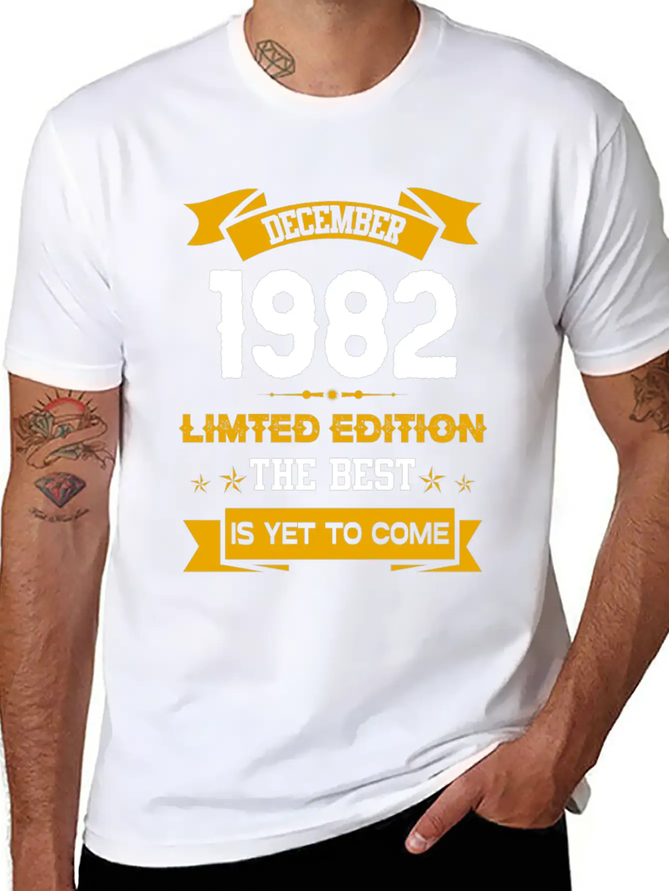 December 1982 Birthday Surprise Casual Graphic T-Shirt – Simple And Comfortable Daily Wear
