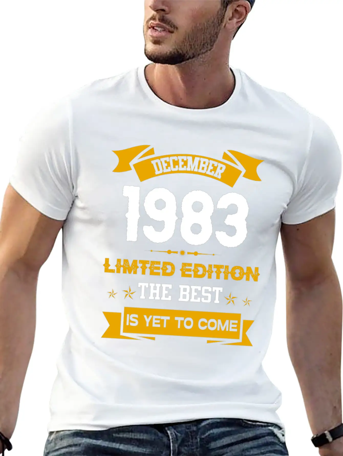 December 1983 Birthday Surprise Casual Graphic T-Shirt – Simple And Comfortable Daily Wear