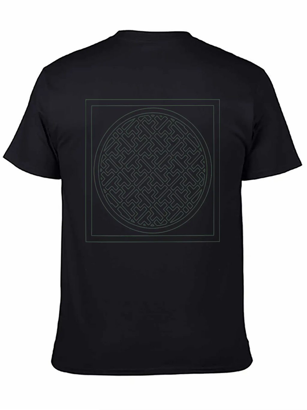 Deco Maze Unisex Short Sleeve Soft Cotton T-Shirt – Casual Everyday Wear