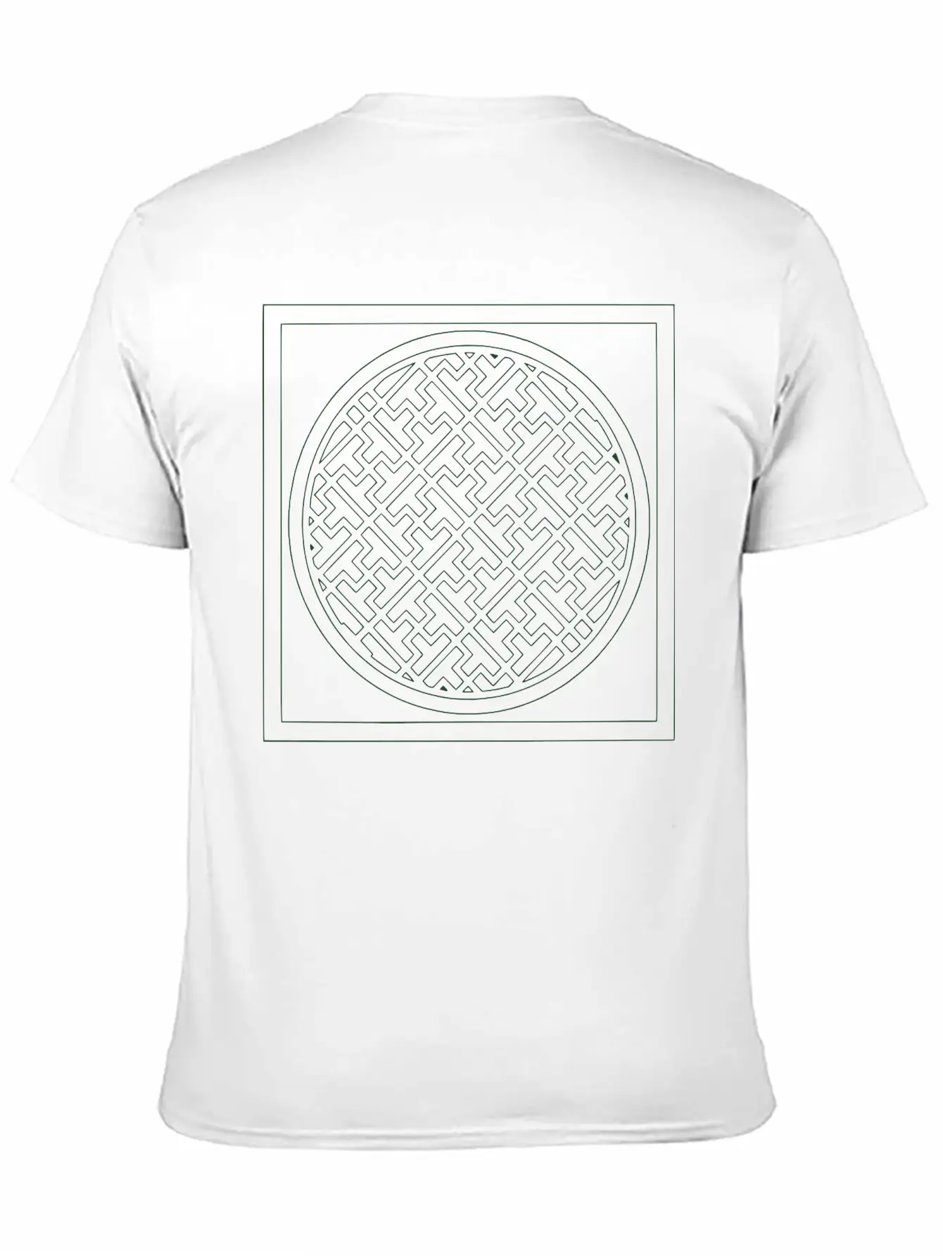Deco Maze Unisex Short Sleeve Soft Cotton T-Shirt – Casual Everyday Wear