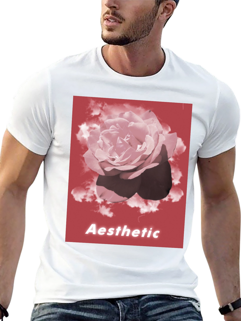 Aesthetic Rose Graphic T-Shirt