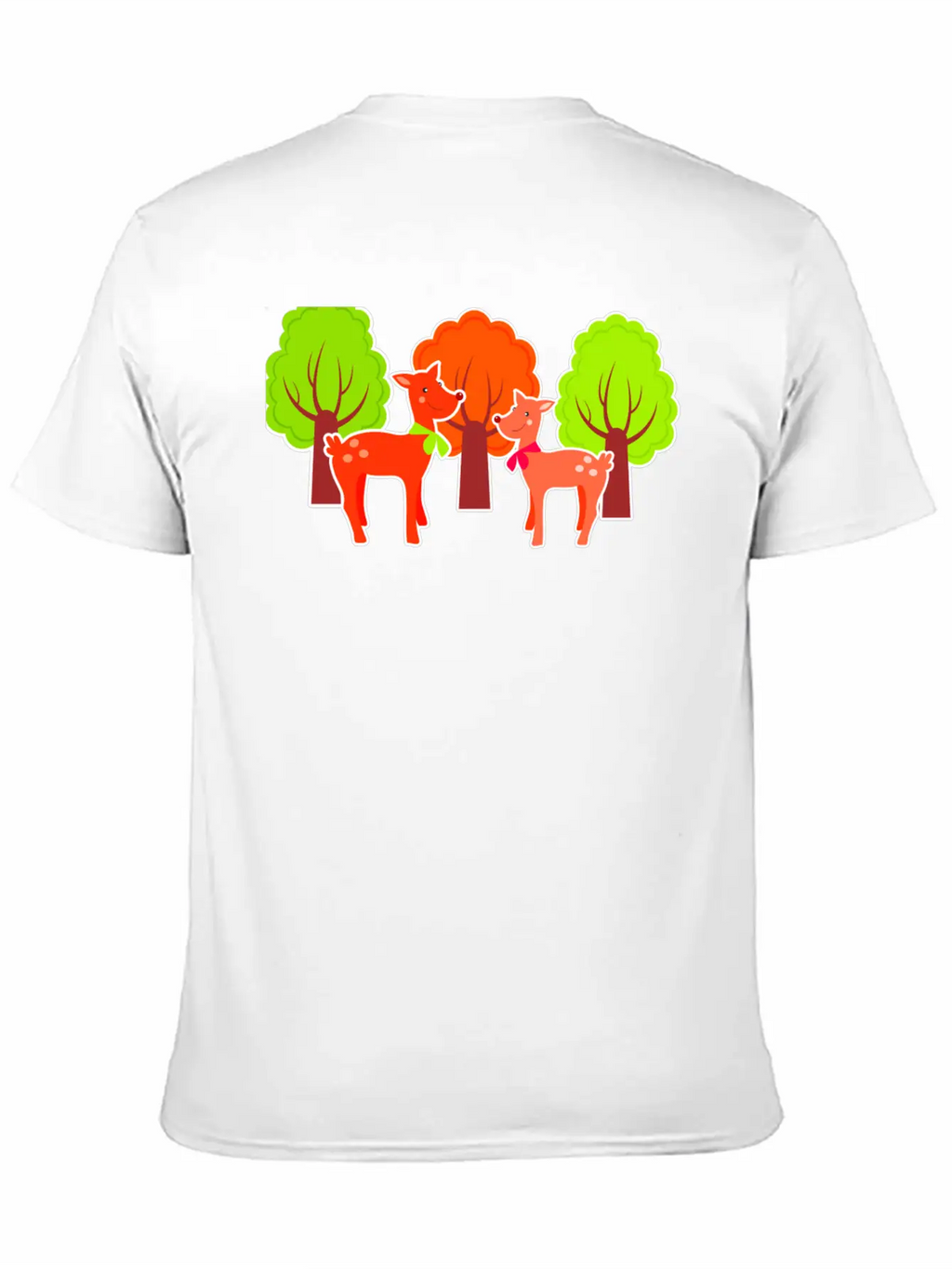 Deer Casual Graphic T-Shirt – Simple And Comfortable Daily Wear