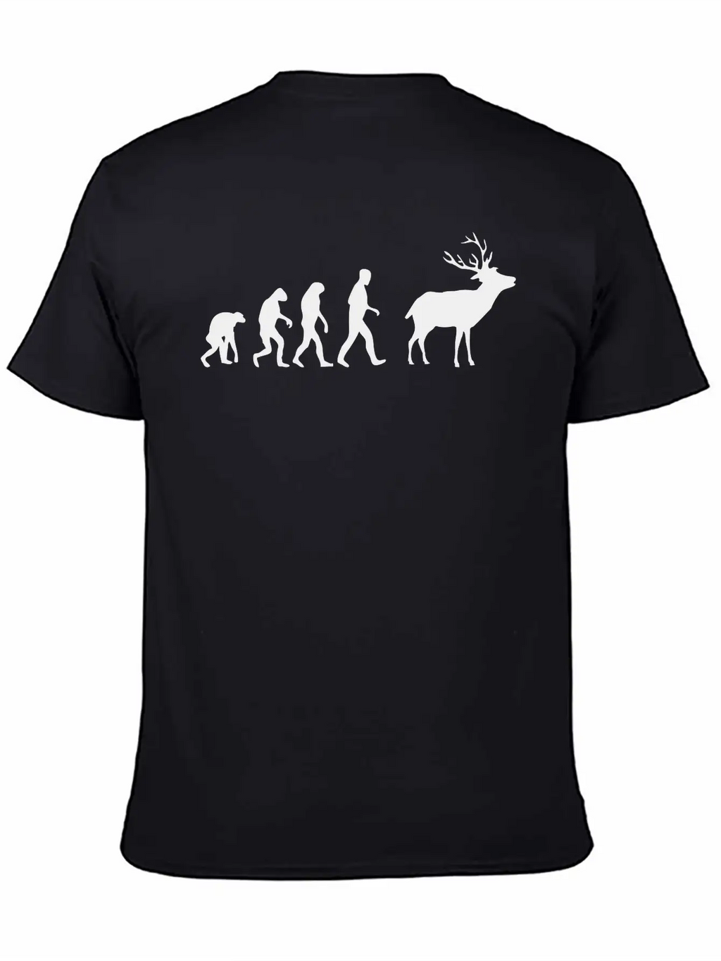 Deer Evolution Casual Graphic T-Shirt – Simple And Comfortable Daily Wear
