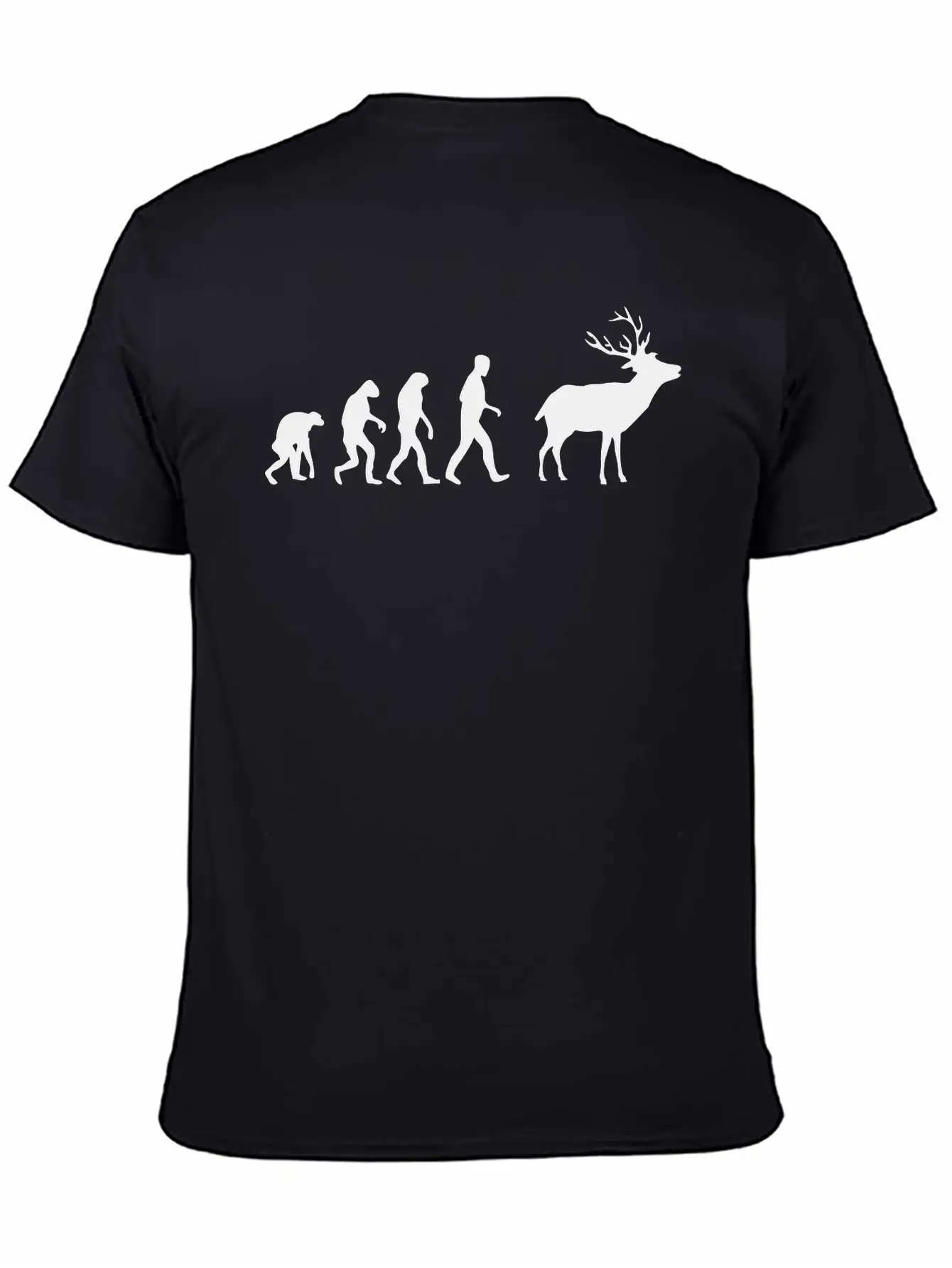 Deer Evolution Casual Graphic T-Shirt – Simple And Comfortable Daily Wear