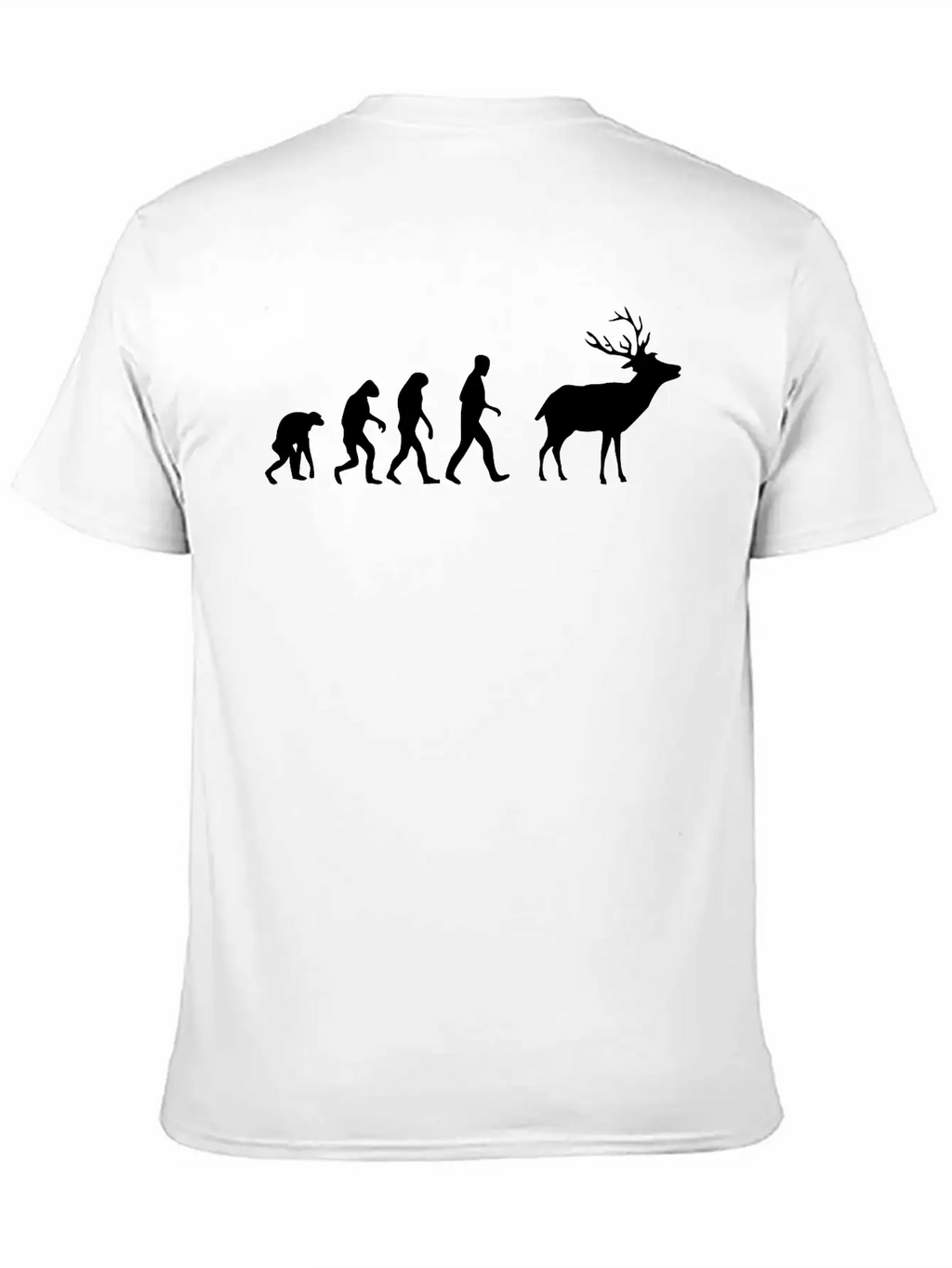 Deer Evolution Casual Graphic T-Shirt – Simple And Comfortable Daily Wear