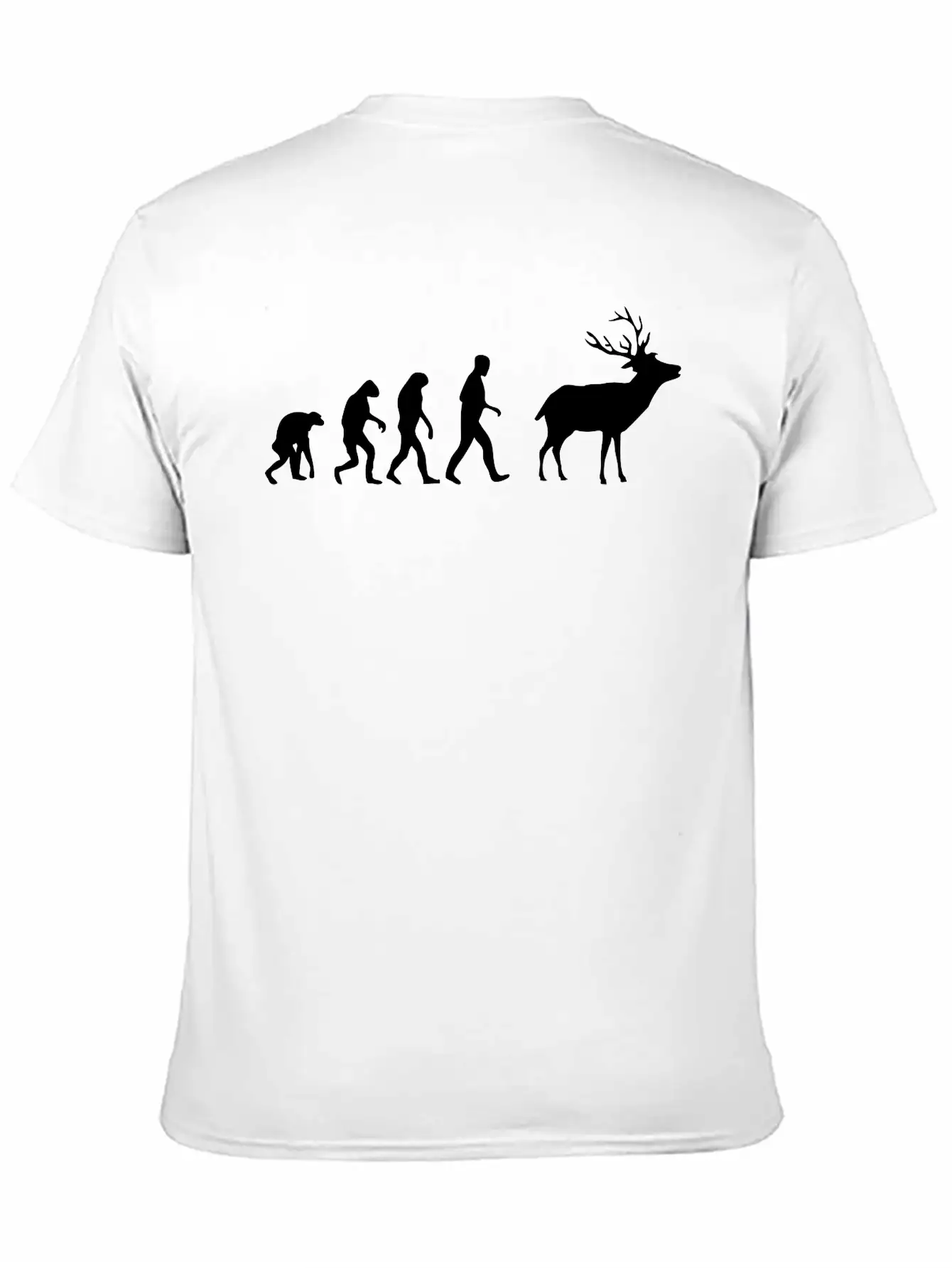 Deer Evolution Casual Graphic T-Shirt – Simple And Comfortable Daily Wear