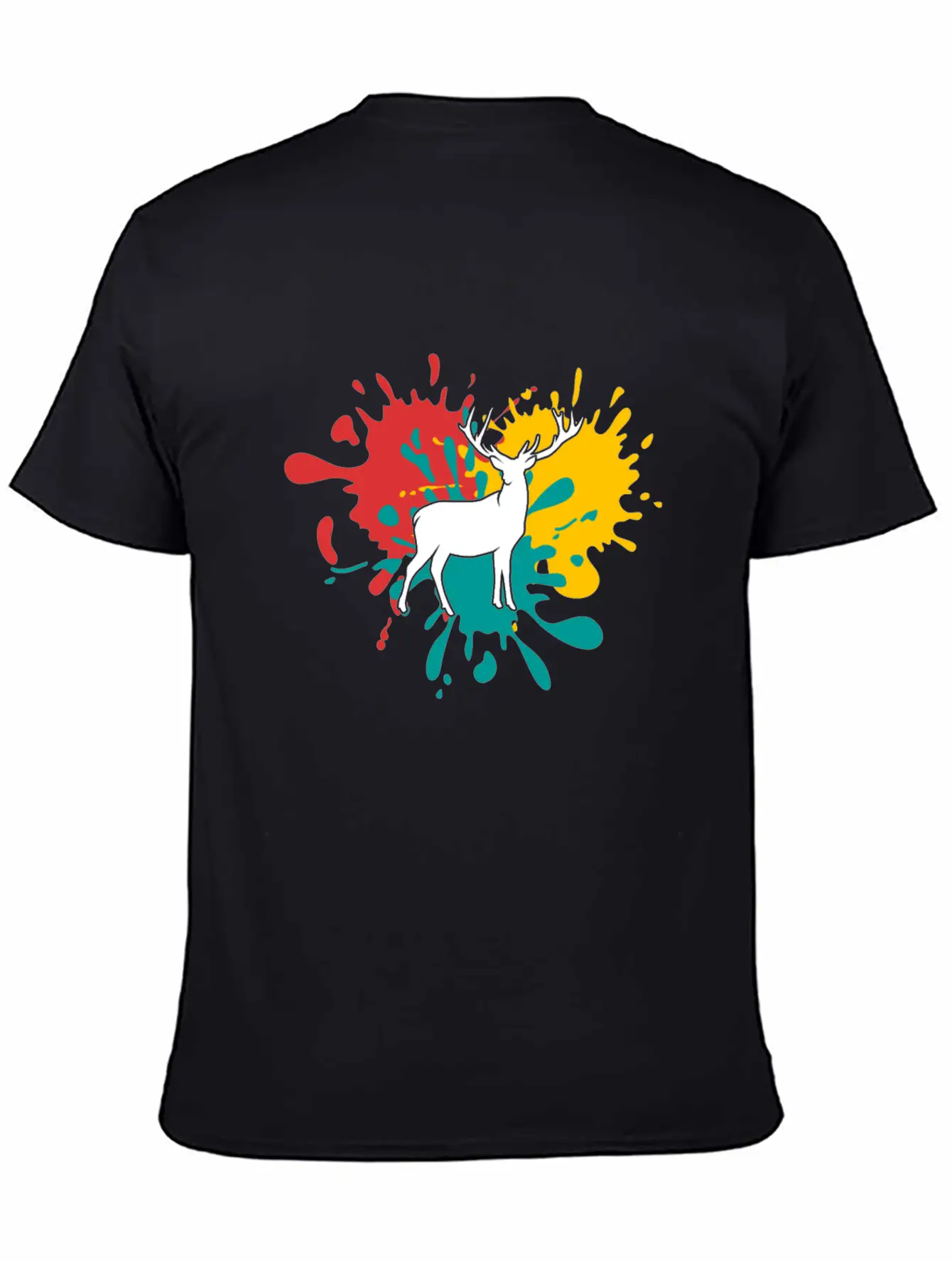 Deer Logo Essential Cotton Tee For Daily Outfits – Unisex Style
