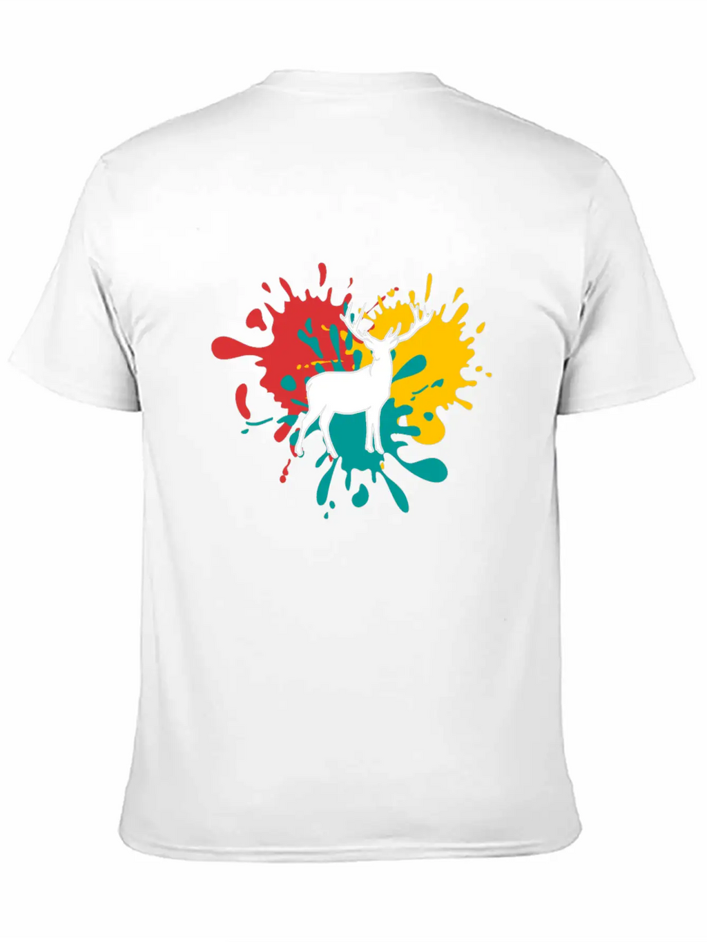 Deer Logo Essential Cotton Tee For Daily Outfits – Unisex Style