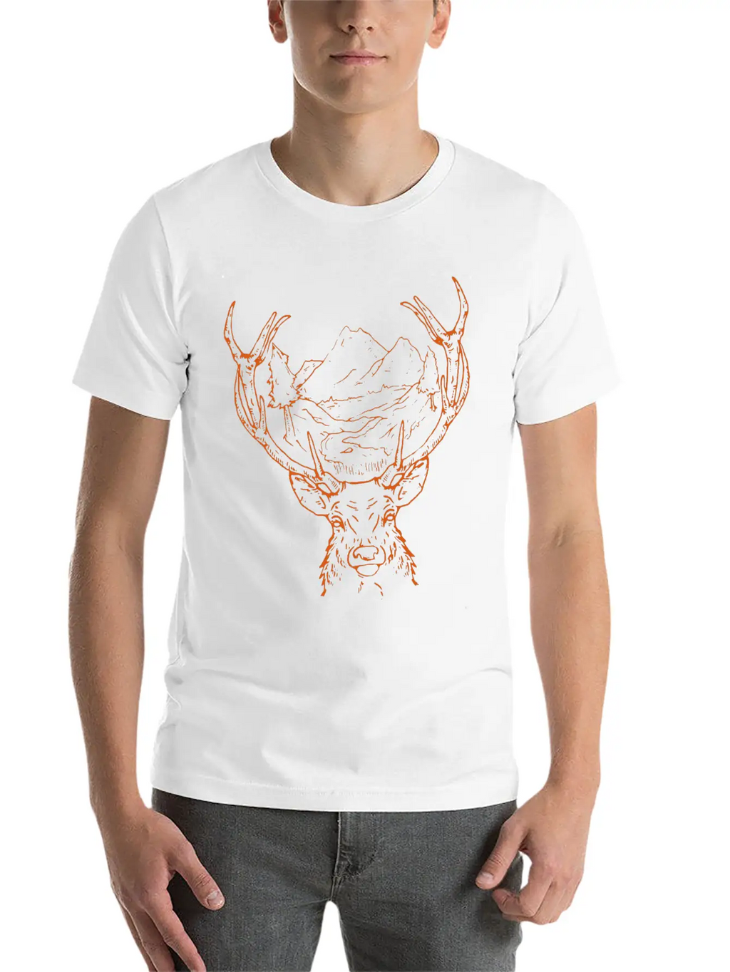 DEER Unisex Casual T-Shirt – Clean Design For Daily Comfort