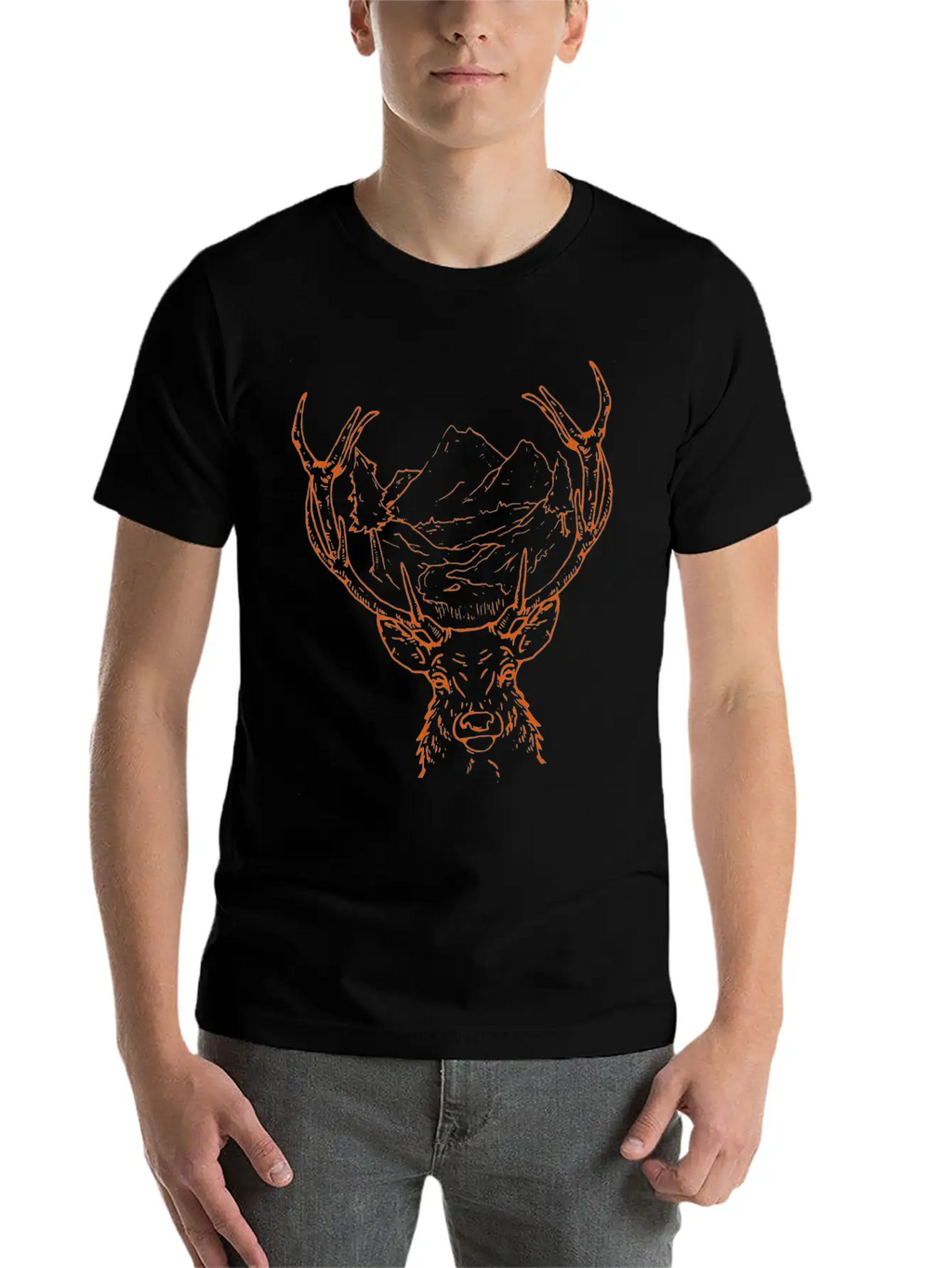 DEER Unisex Casual T-Shirt – Clean Design For Daily Comfort