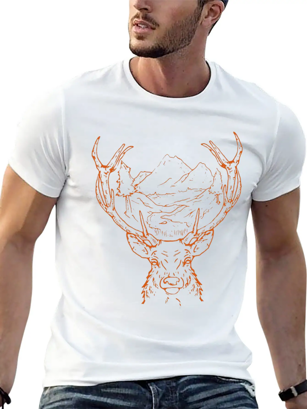 DEER Unisex Casual T-Shirt – Clean Design For Daily Comfort