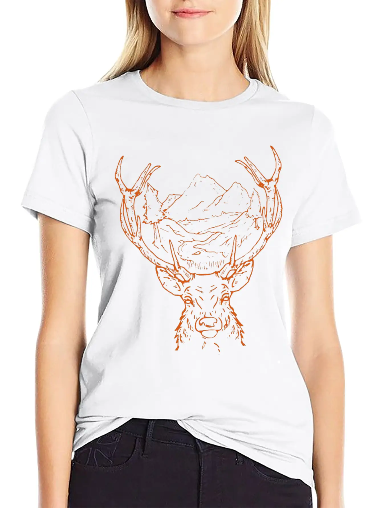 DEER Unisex Casual T-Shirt – Clean Design For Daily Comfort