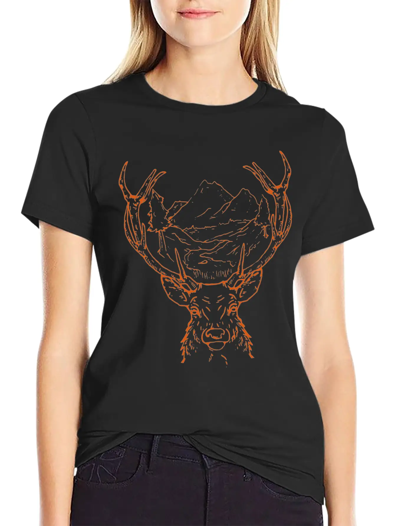 DEER Unisex Casual T-Shirt – Clean Design For Daily Comfort
