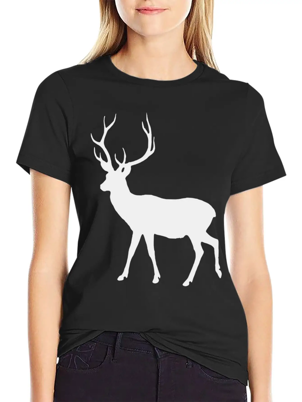 Deer Unisex Short Sleeve Soft Cotton T-Shirt – Casual Everyday Wear