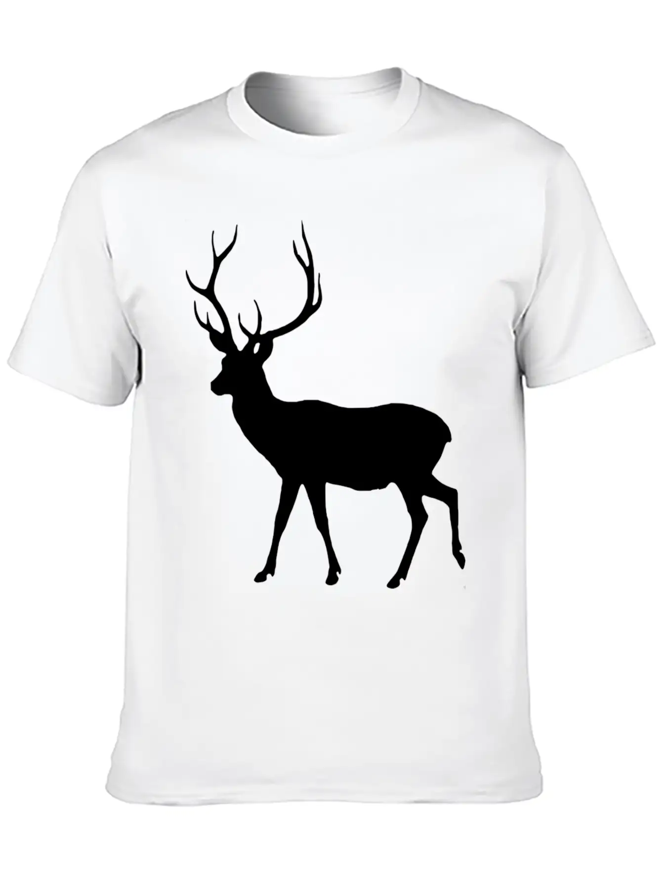 Deer Unisex Short Sleeve Soft Cotton T-Shirt – Casual Everyday Wear