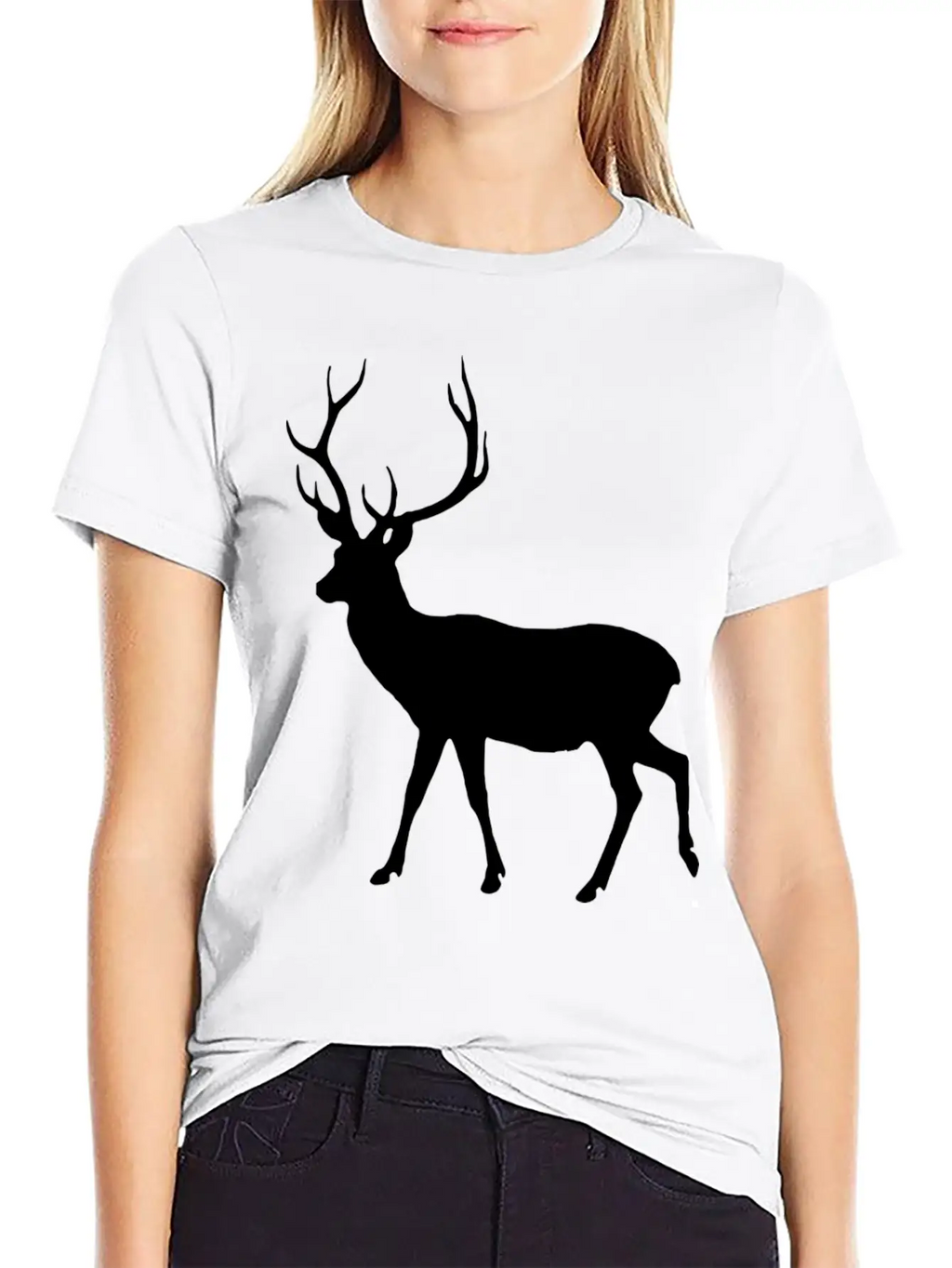 Deer Unisex Short Sleeve Soft Cotton T-Shirt – Casual Everyday Wear