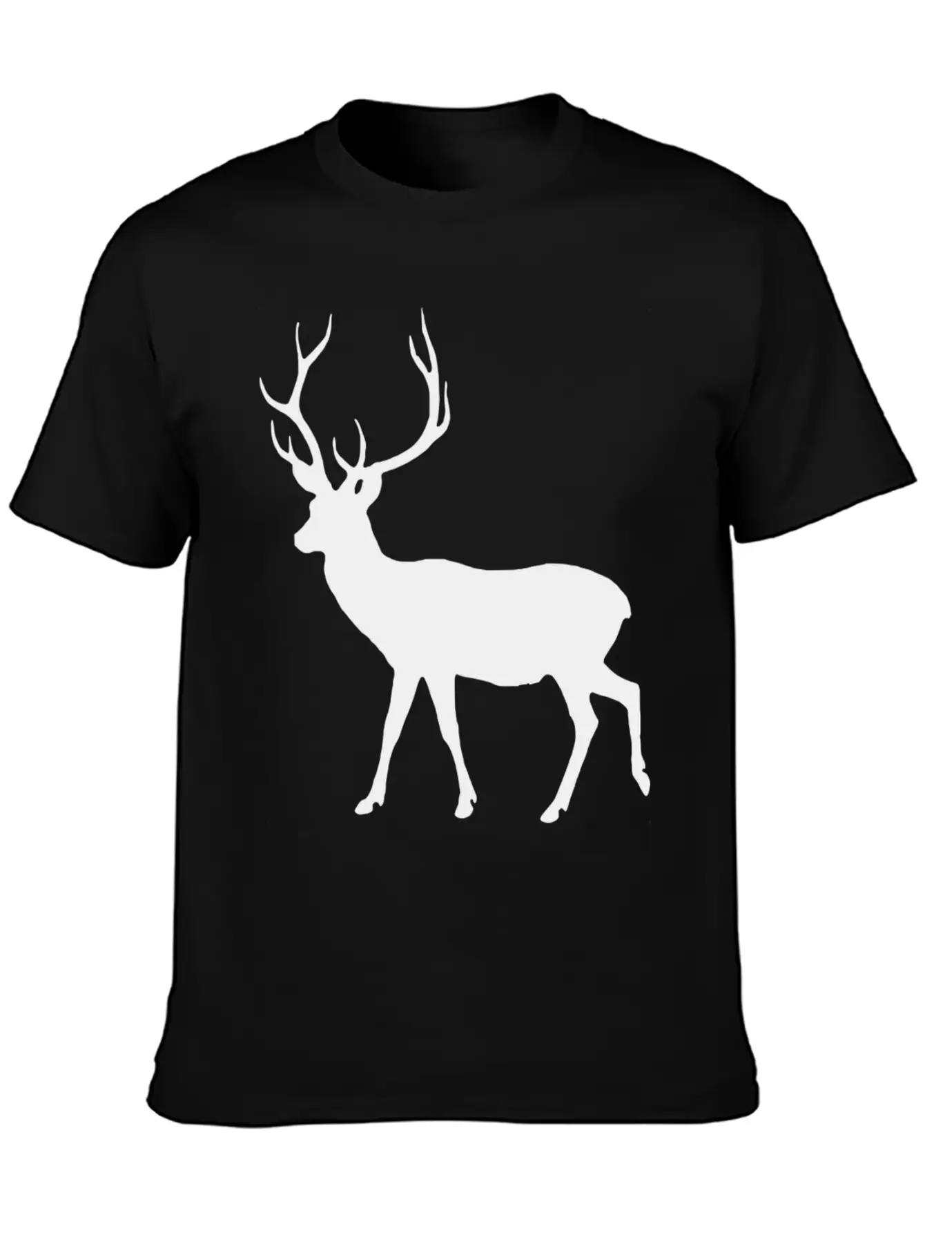 Deer Unisex Short Sleeve Soft Cotton T-Shirt – Casual Everyday Wear