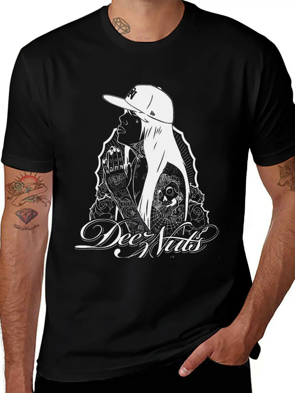Deez Nuts Tattoo Essential Cotton Tee For Daily Outfits – Unisex Style